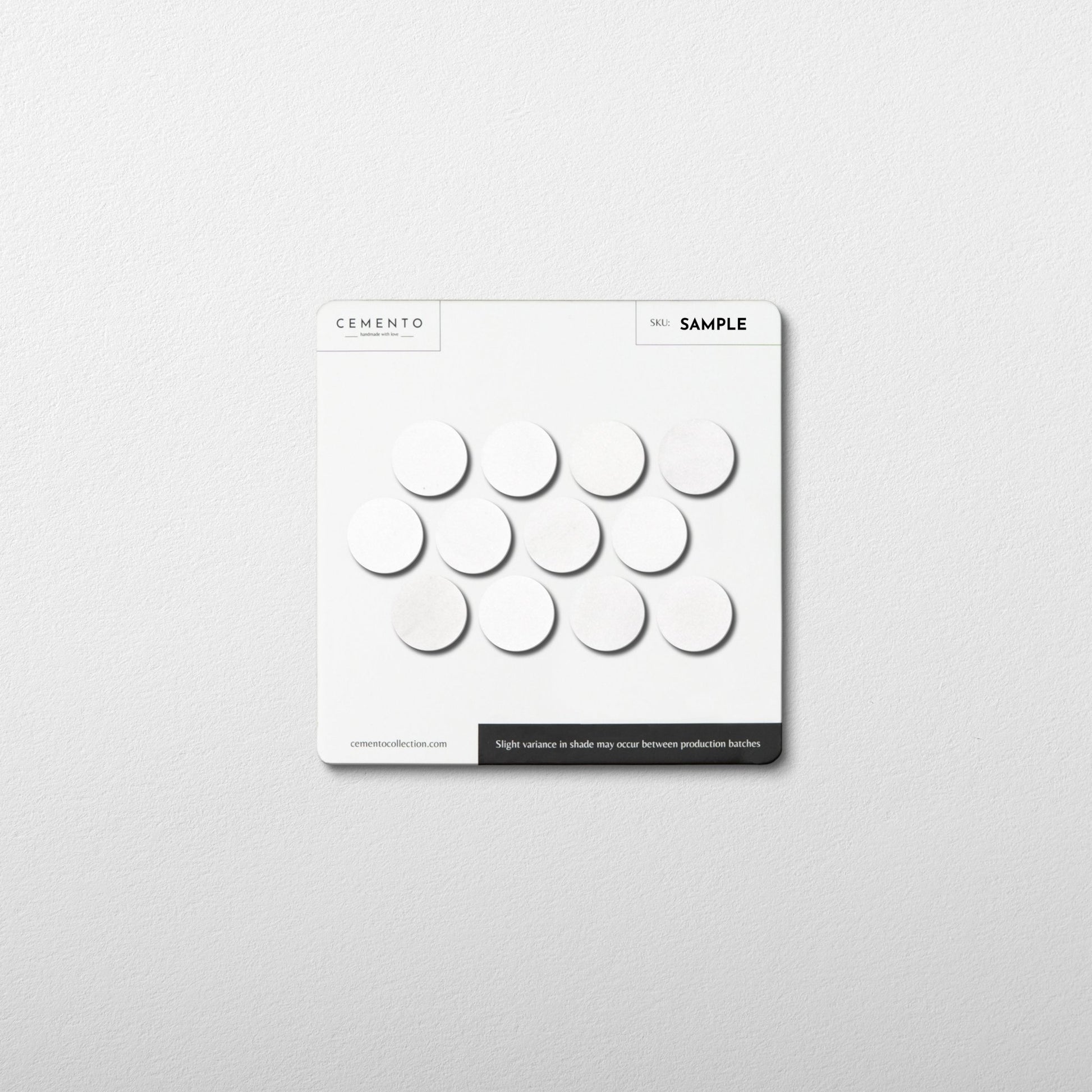 white penny round natural stone
