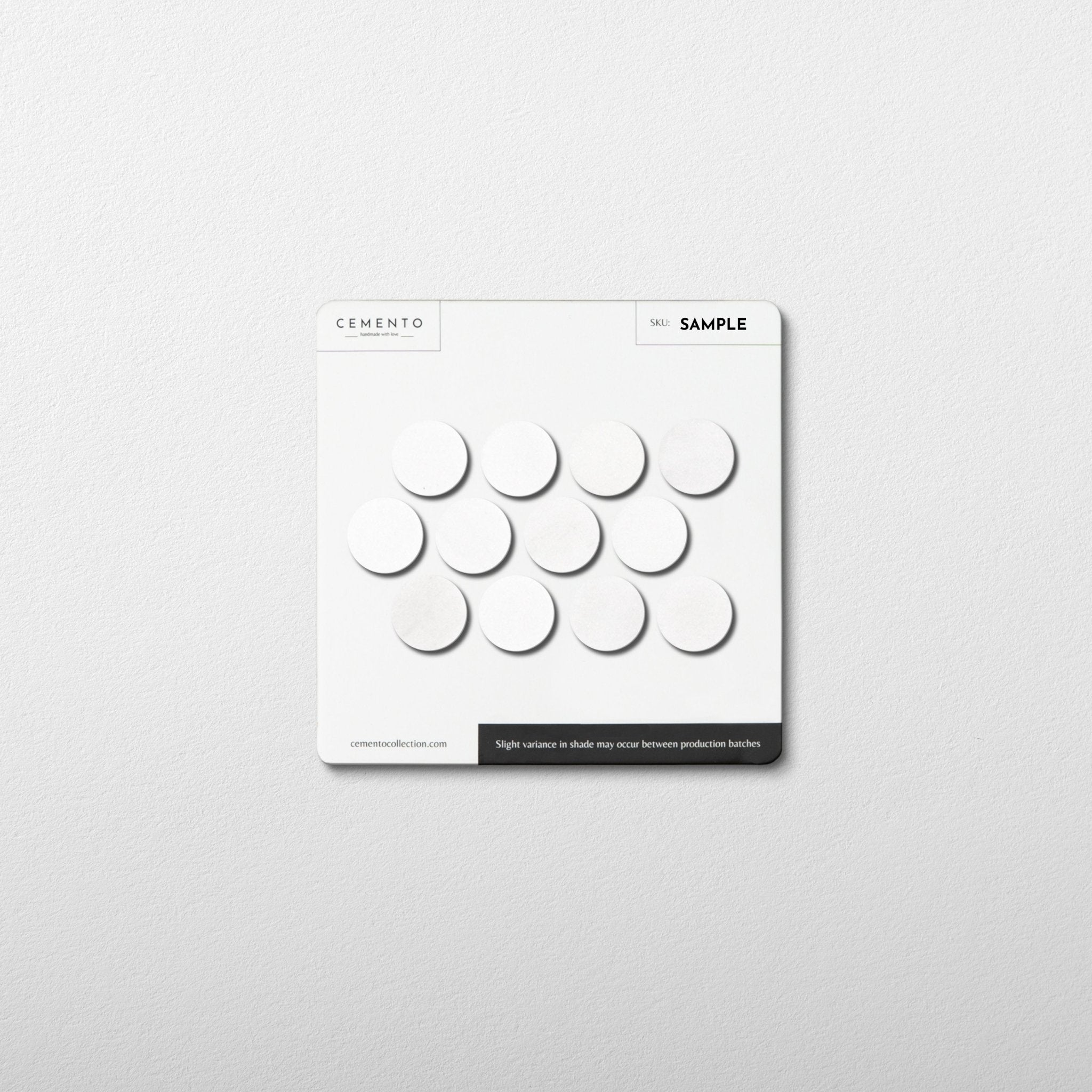 white penny round natural stone