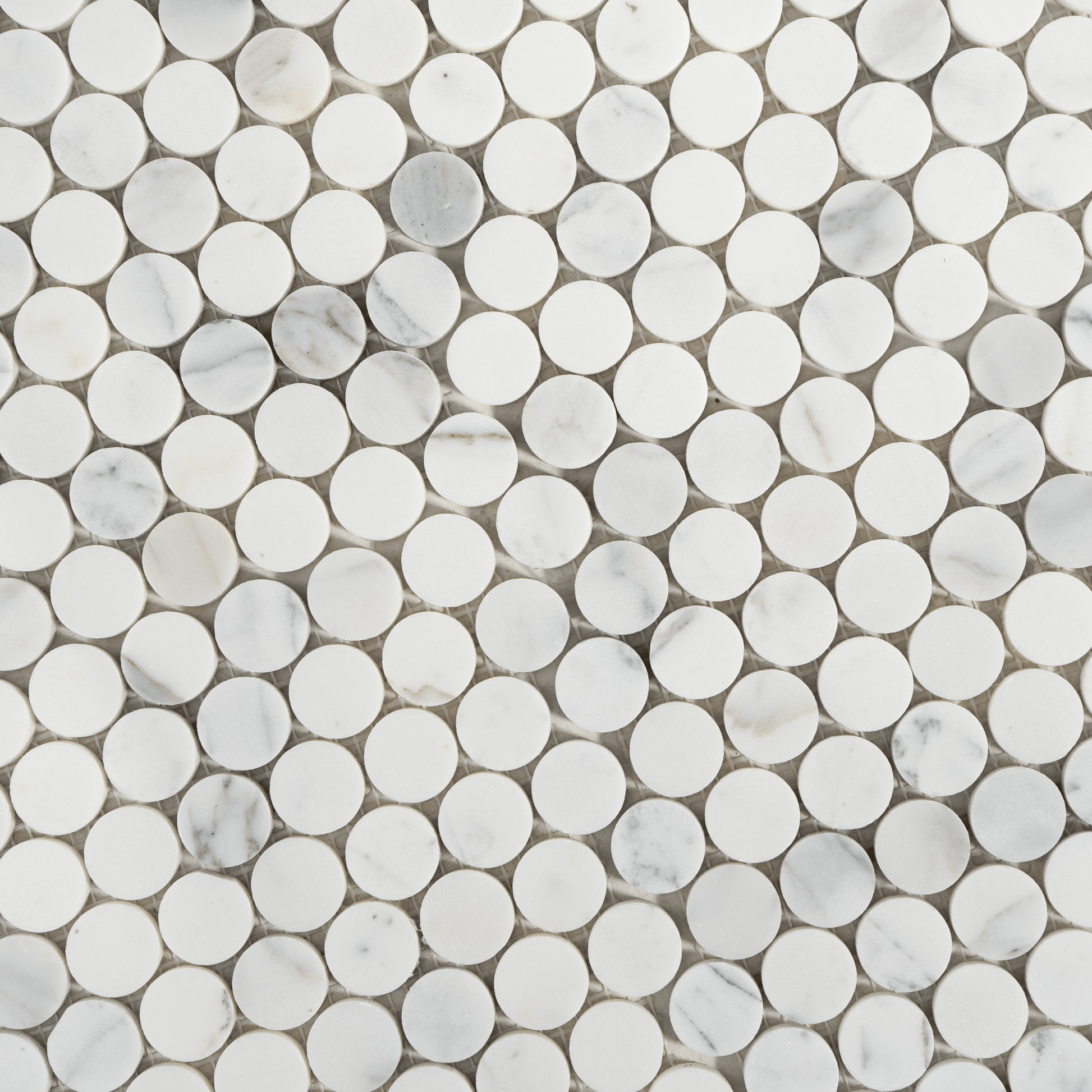 1"  Calacatta Gold Marble Polished Mosaic Tile