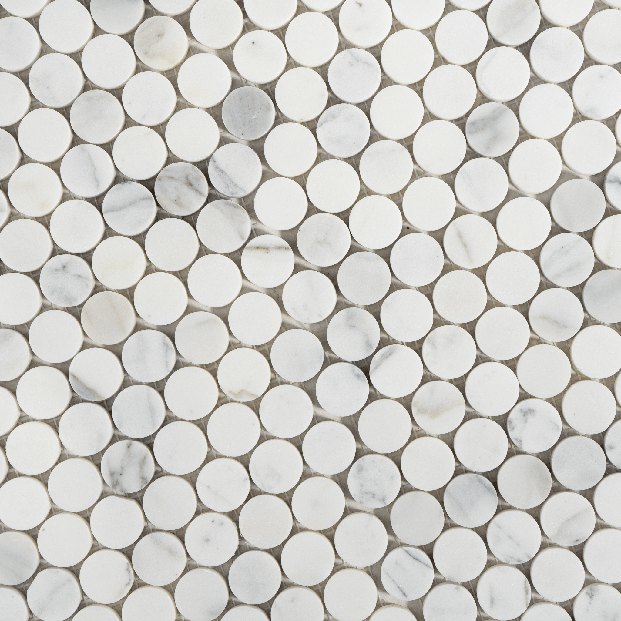 1"  Calacatta Gold Marble Polished Mosaic Tile