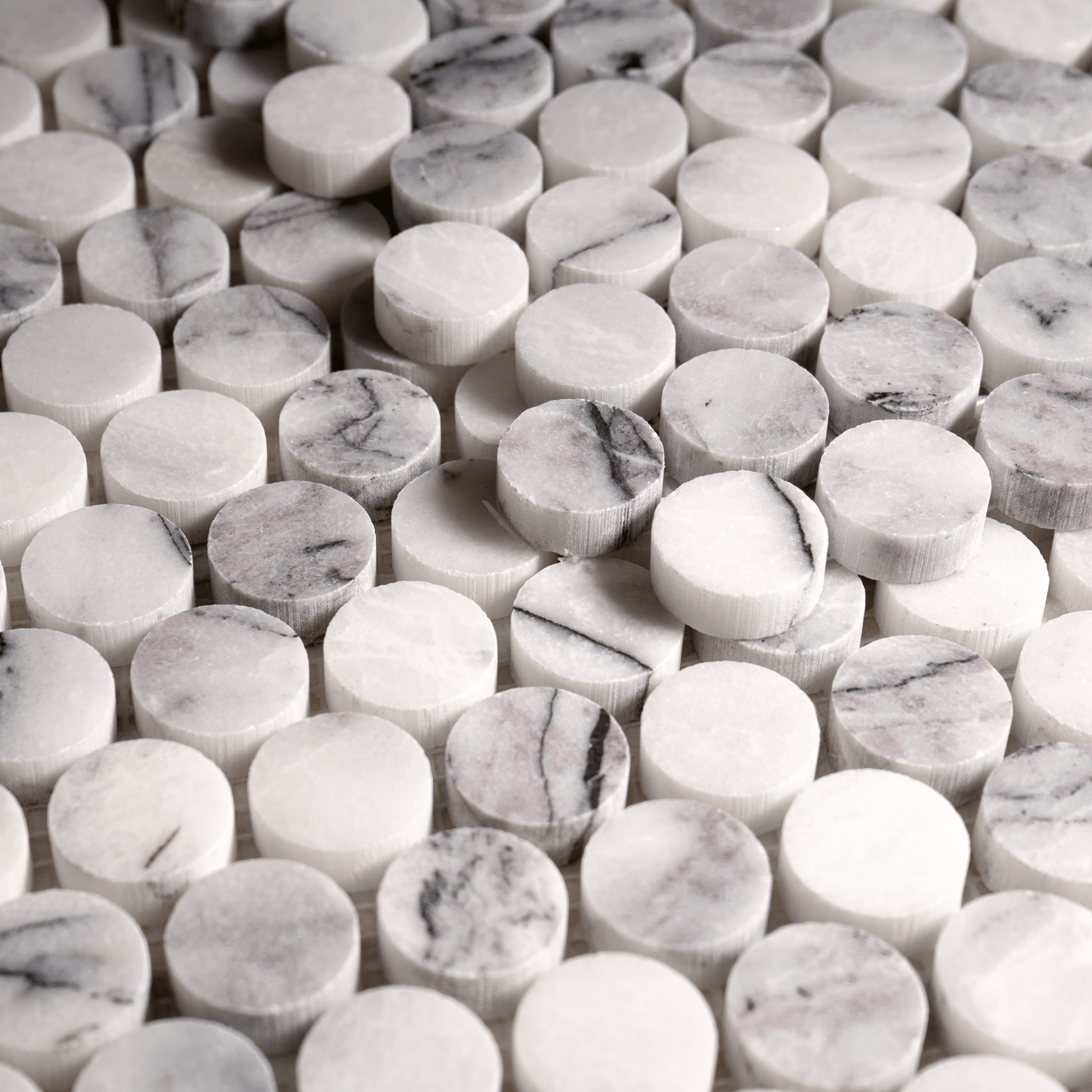 Penny Round Mosaic Tile