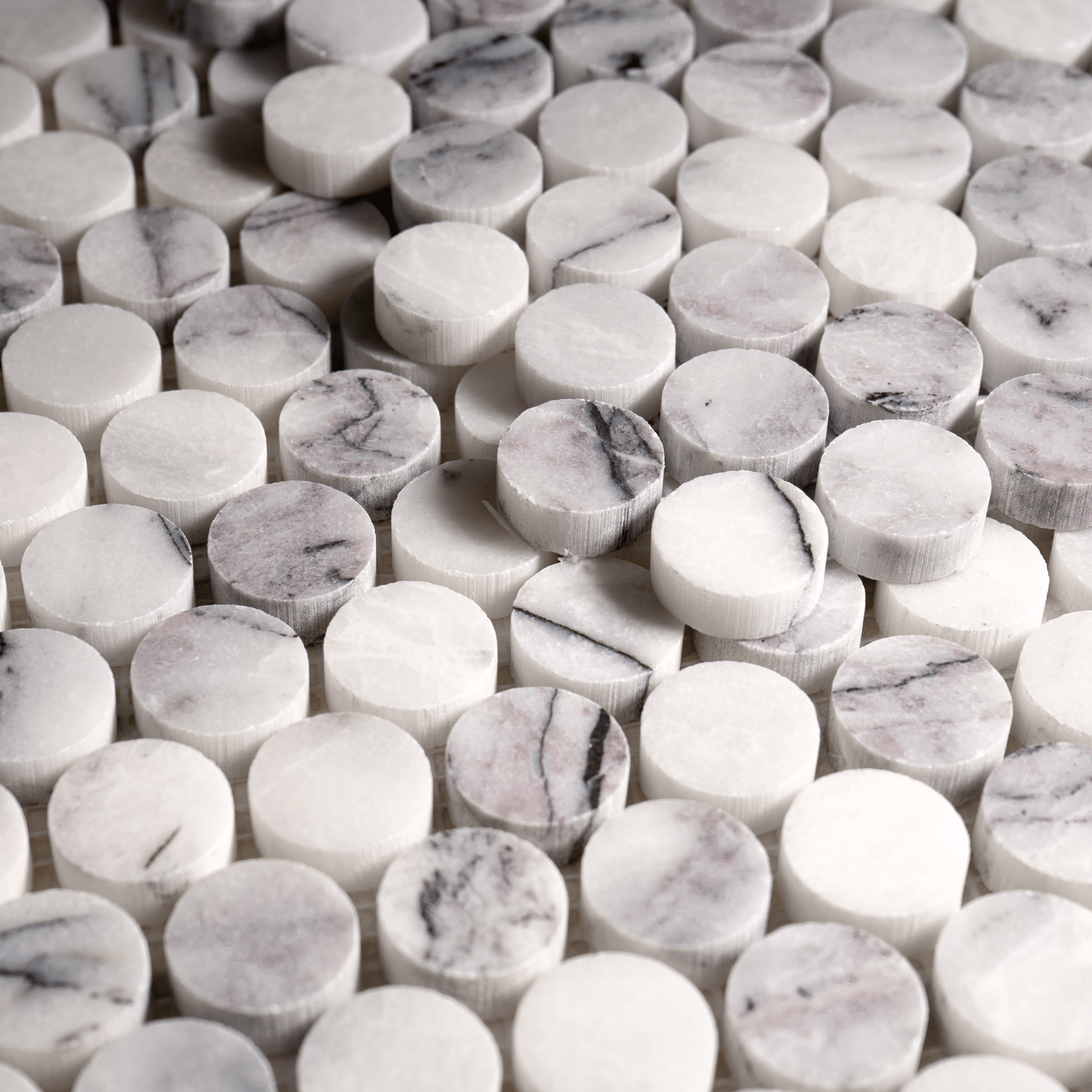 Penny Round Mosaic Tile