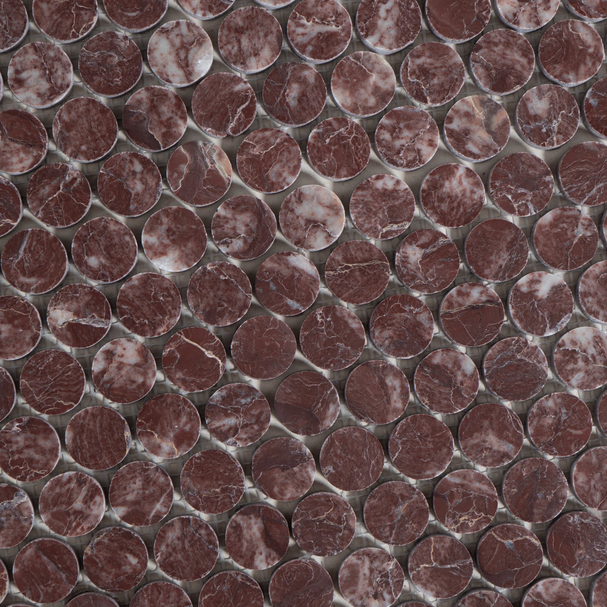 Red Ravel Mosaic Tile