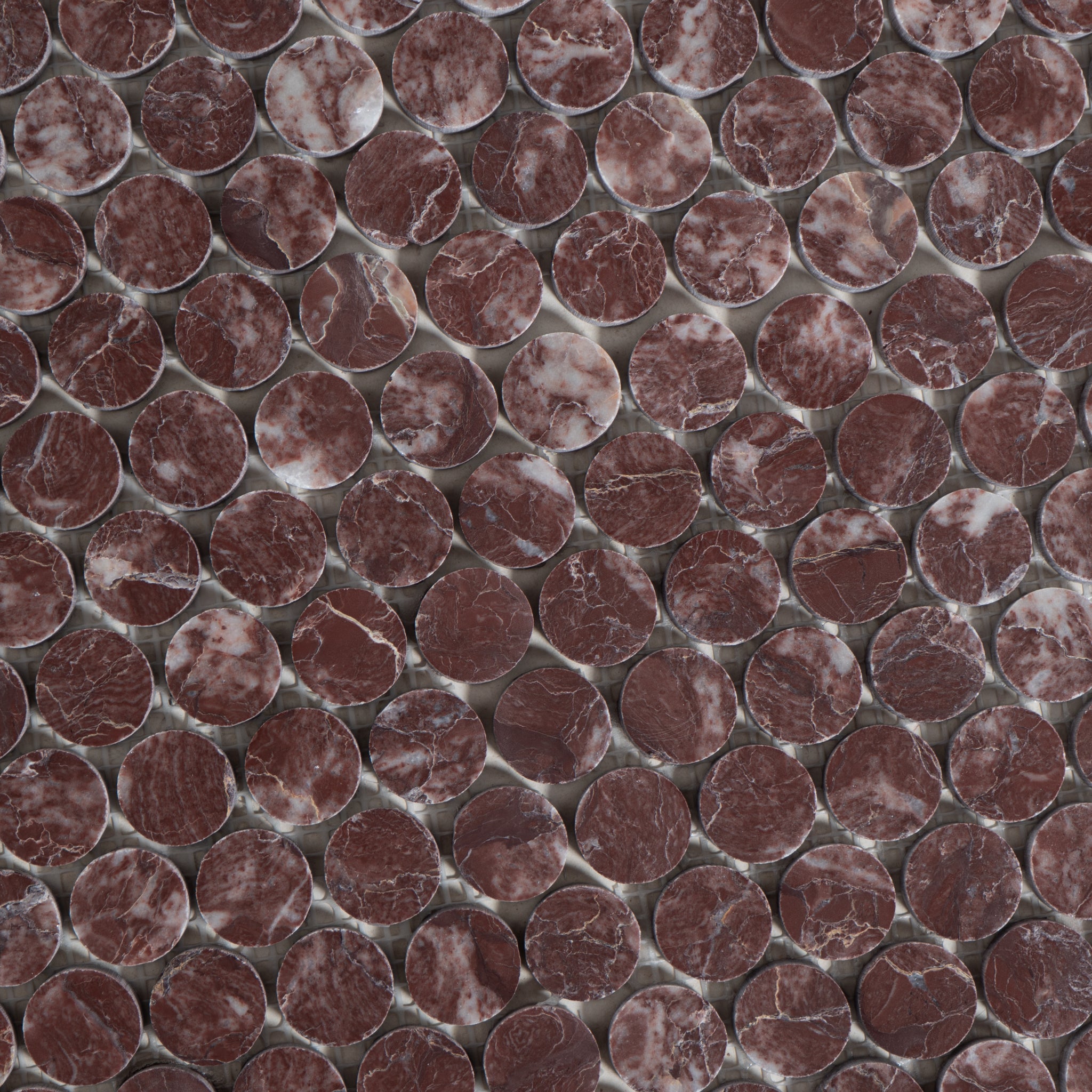 Red Ravel Mosaic Tile
