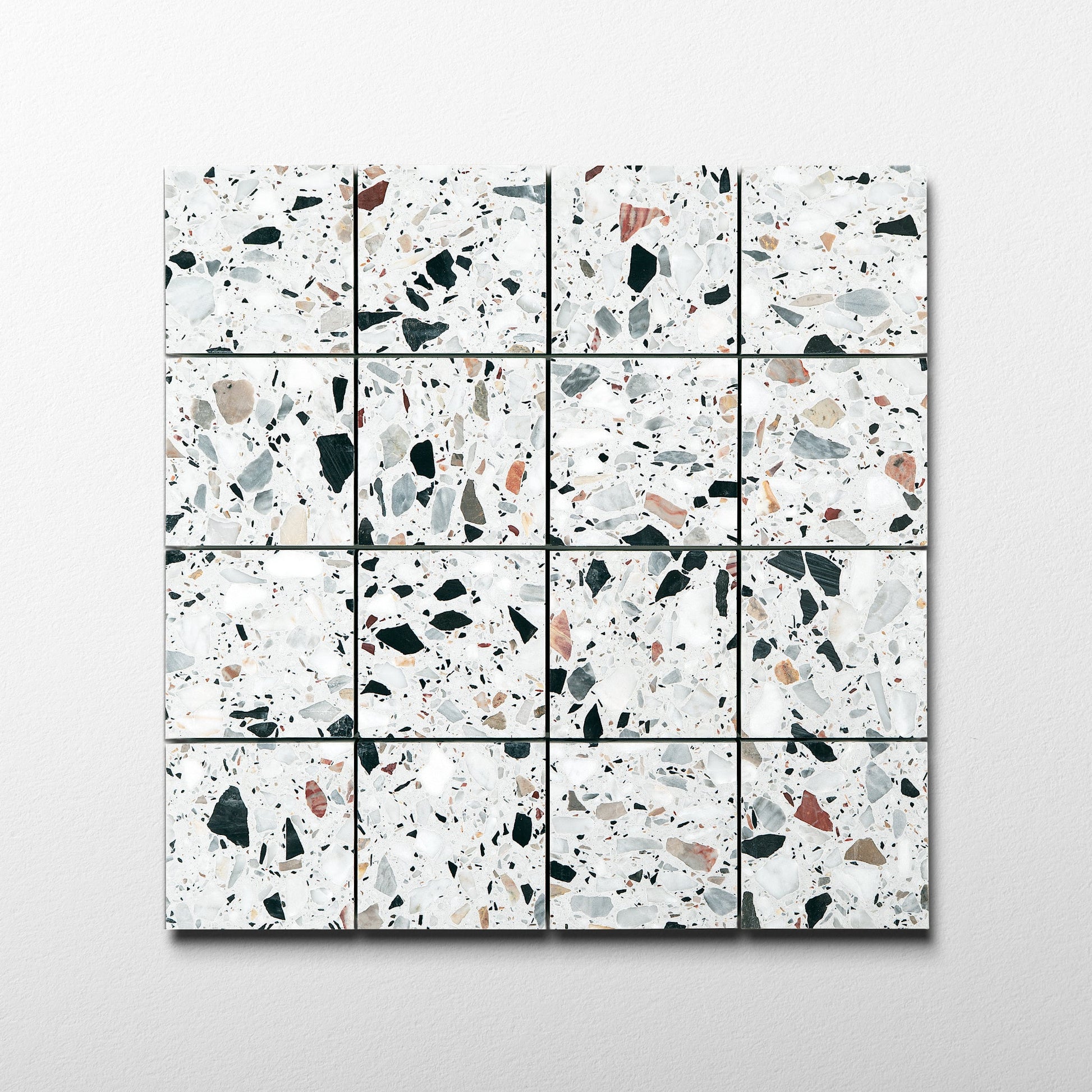 Pepe Nero 16x16 Terrazzo Tile - Cemento Collection