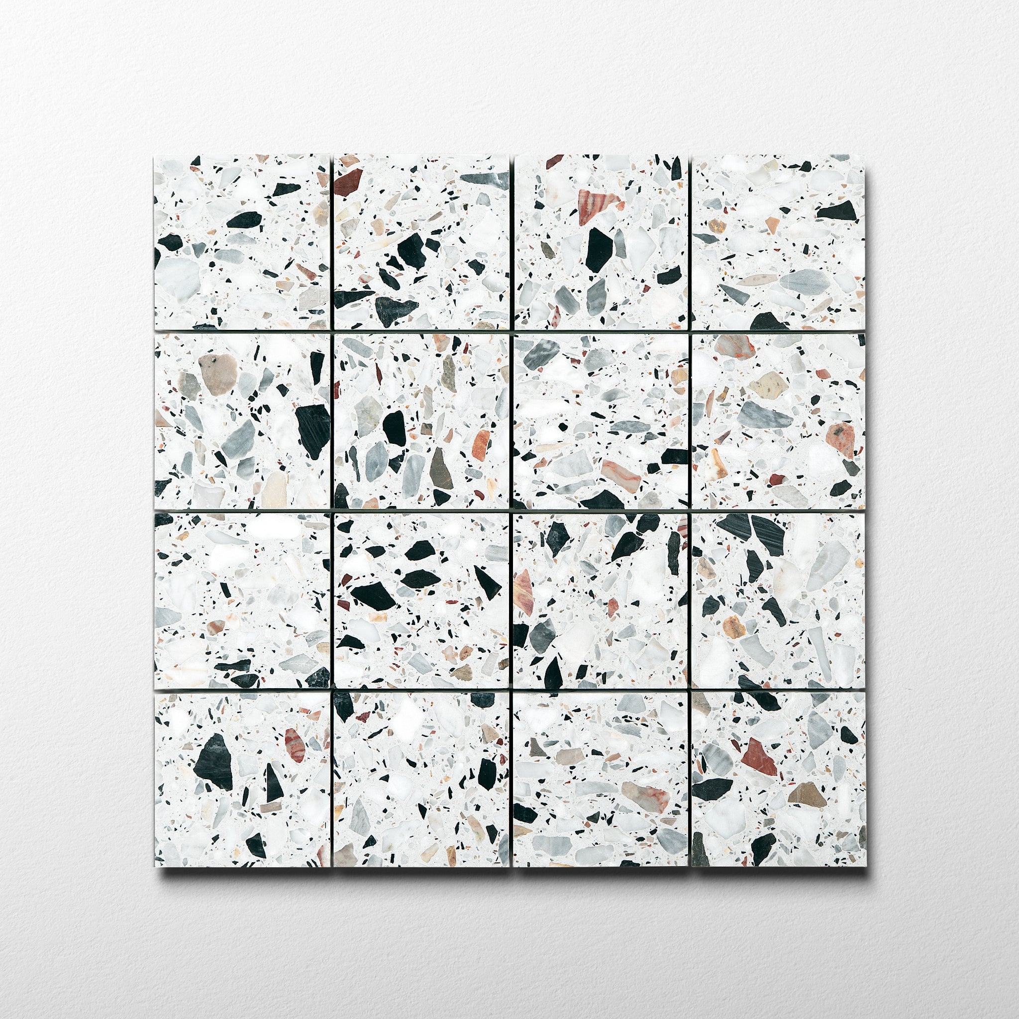 Pepe Nero 16x16 Terrazzo Tile - Cemento Collection