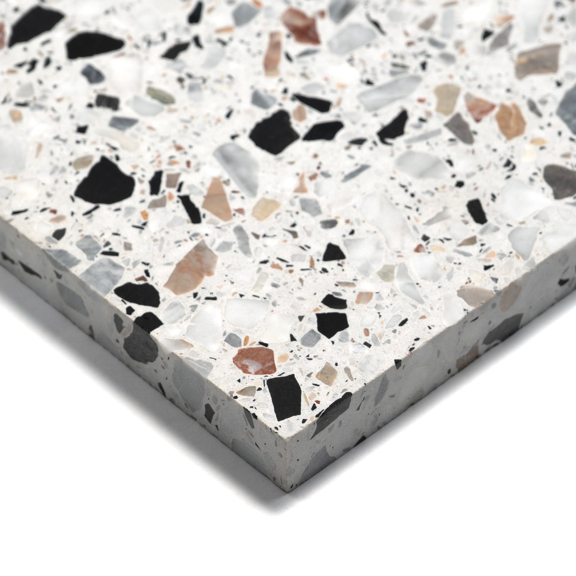 Pepe Nero 16x16 Terrazzo Tile - Cemento Collection
