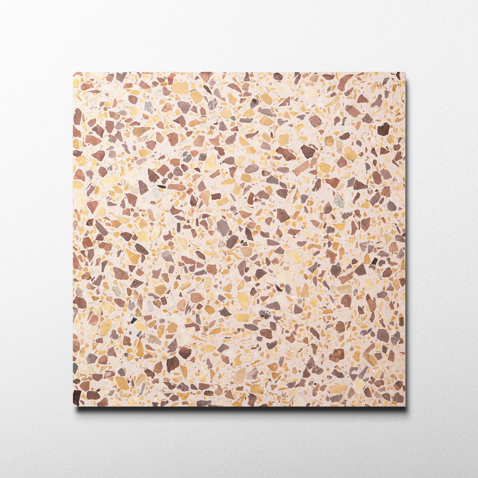 Procida Butter Cream 16x16 Terrazzo Tile - Cemento Collection