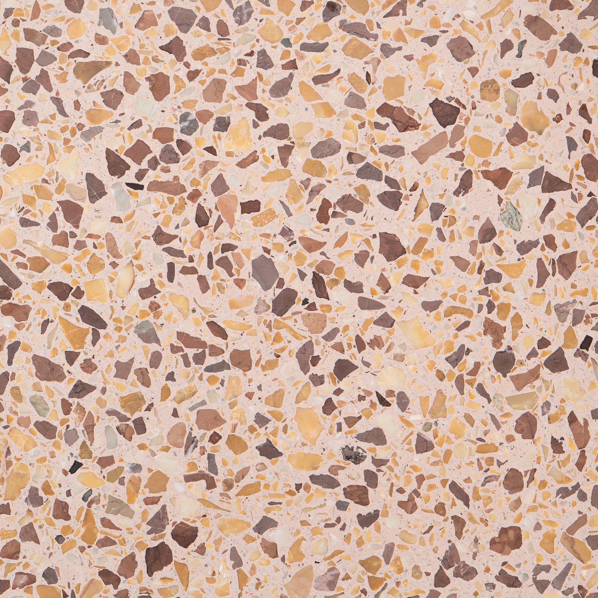 Procida Butter Cream 16x16 Terrazzo Tile - Cemento Collection
