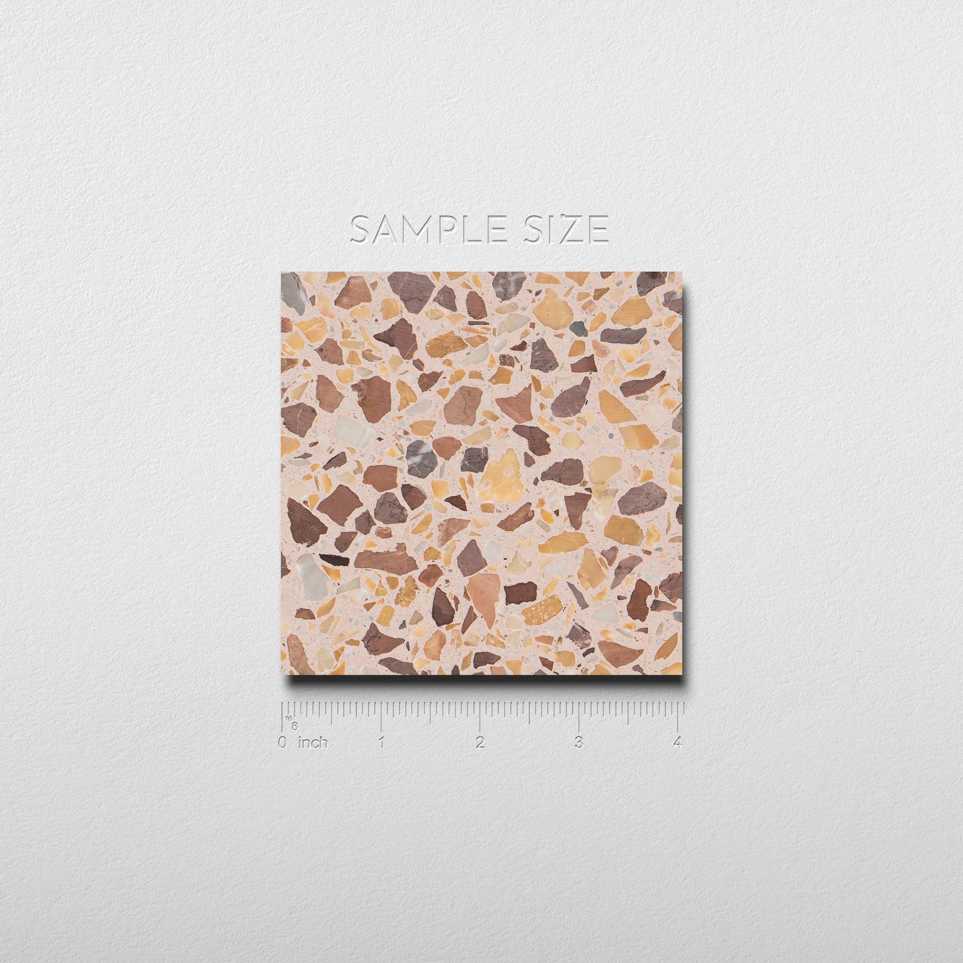 Procida Butter Cream 16x16 Terrazzo Tile - Cemento Collection