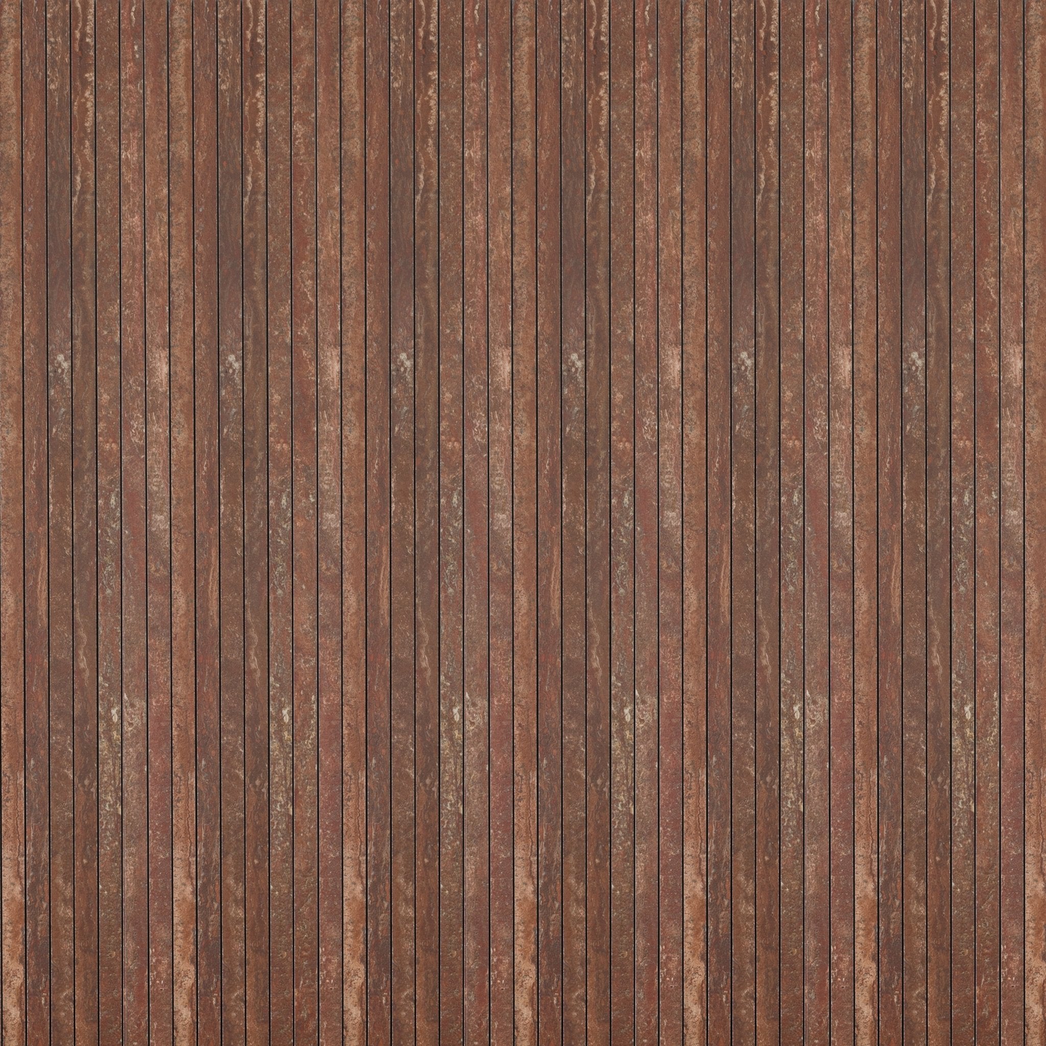 Red Travertine 1x48 Strip Porcelain Tile - Cemento Collection