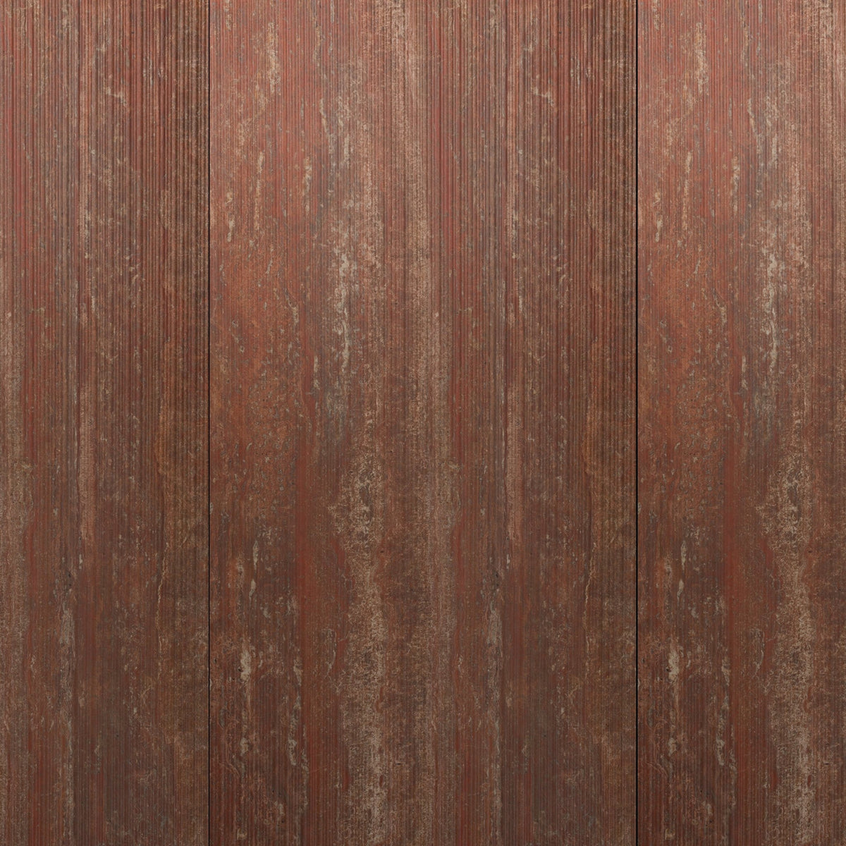 Tile Rdd Red Porcelain Tile 24x48 Fluted – Cemento Collection