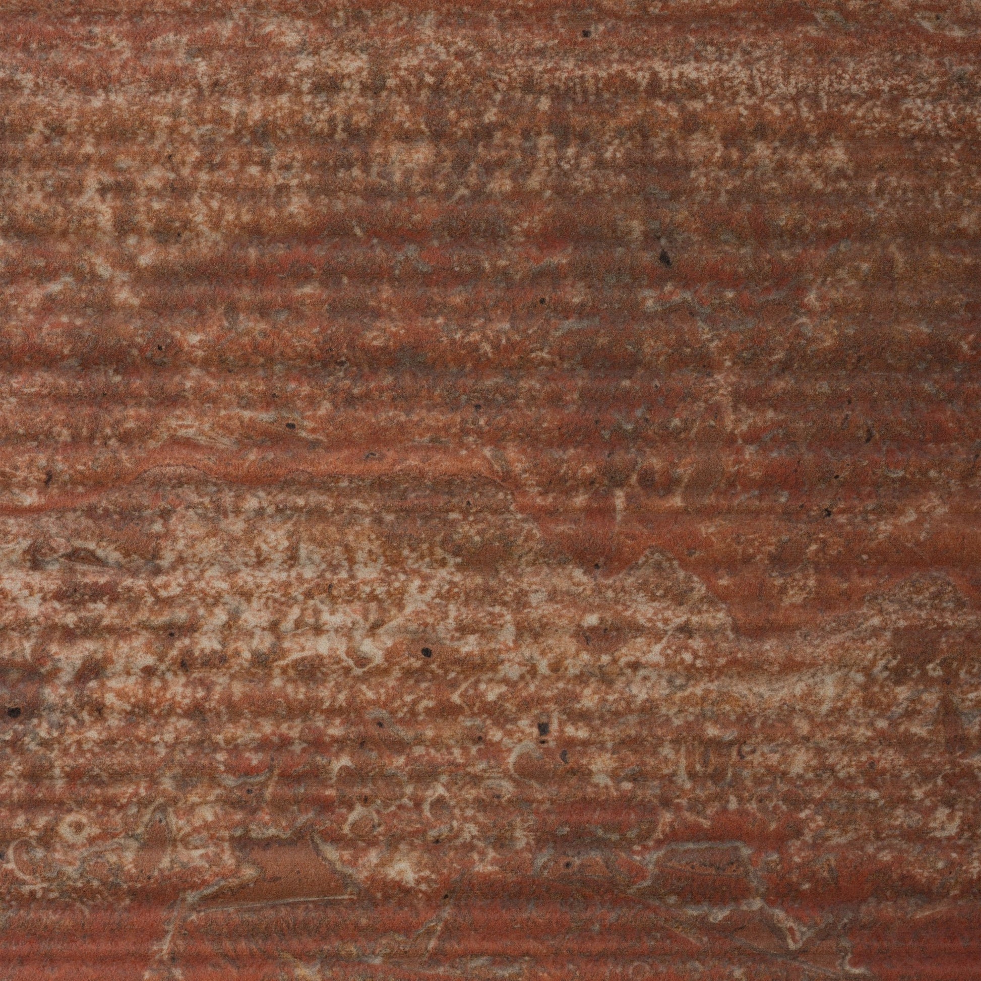 Red Travertine 24x48 Fluted Porcelain Tile - Cemento Collection
