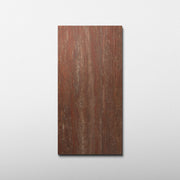 Red Travertine 24x48 Fluted Porcelain Tile - Cemento Collection