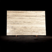 Roman Travertine Vein Cut Filled and Honed Slab
