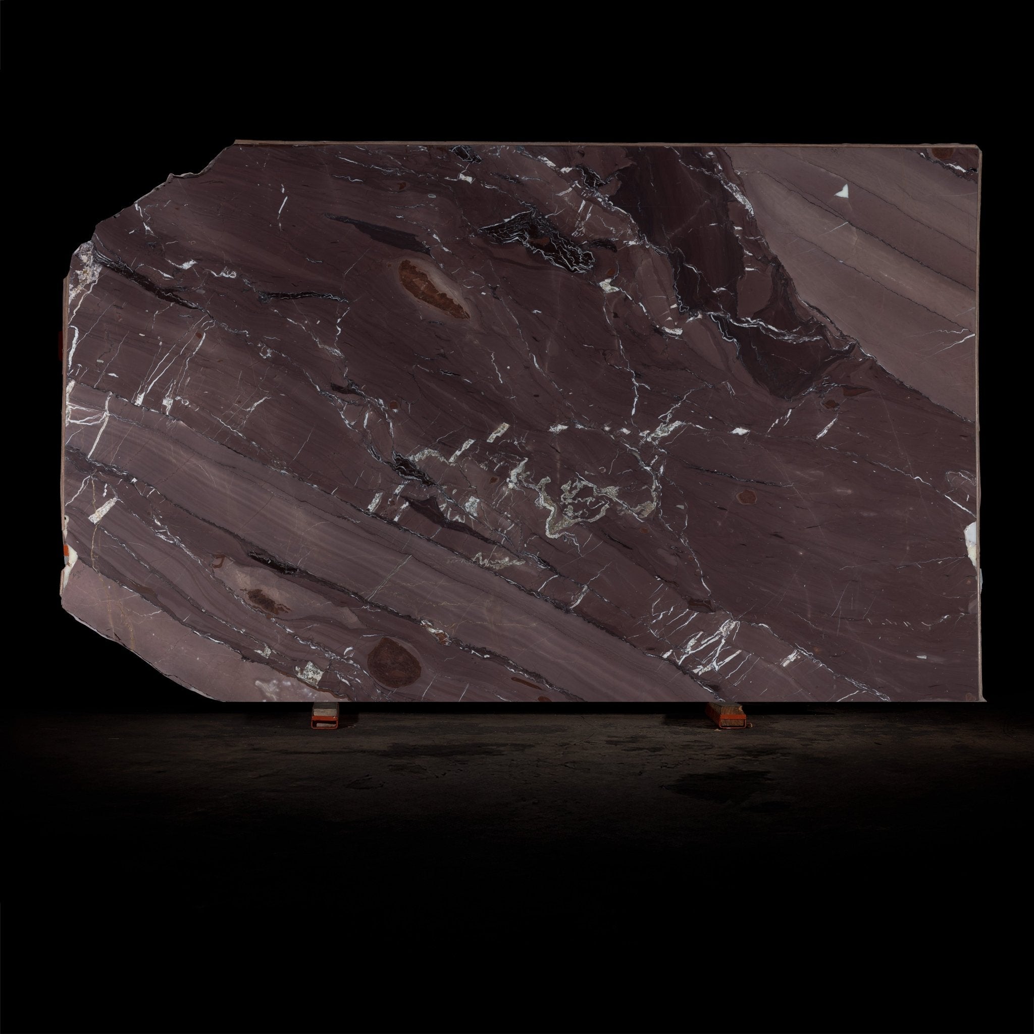 Rosso Cardinale Marble Honed Slab - Cemento Collection