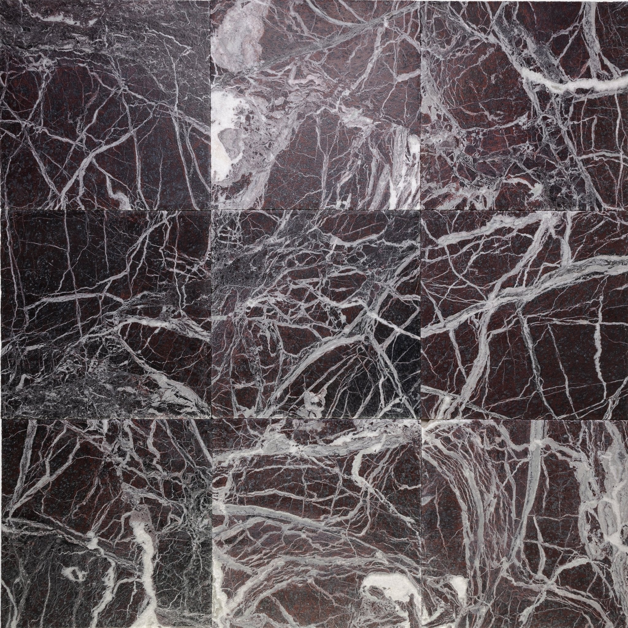 Rosso Levanto Marble 12x12 Patina Tile - Cemento Collection