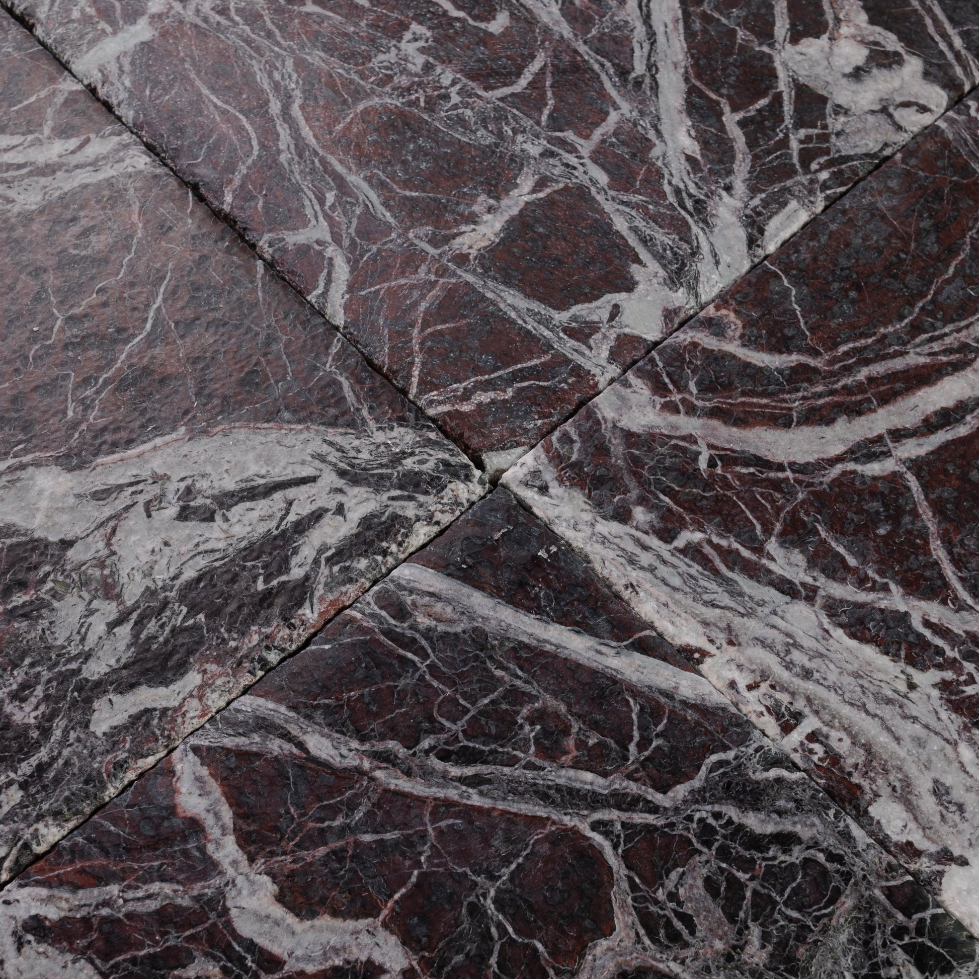 Rosso Levanto Marble 12x12 Patina Tile - Cemento Collection