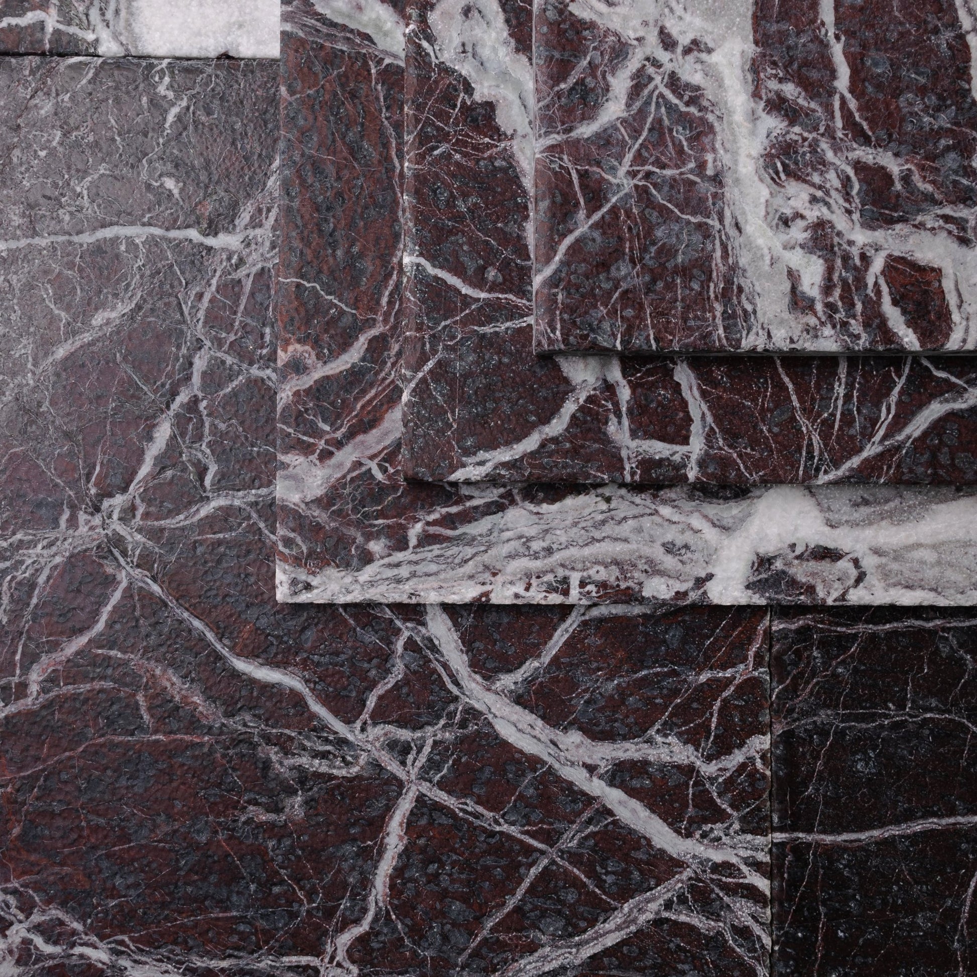 Rosso Levanto Marble 12x12 Patina Tile - Cemento Collection