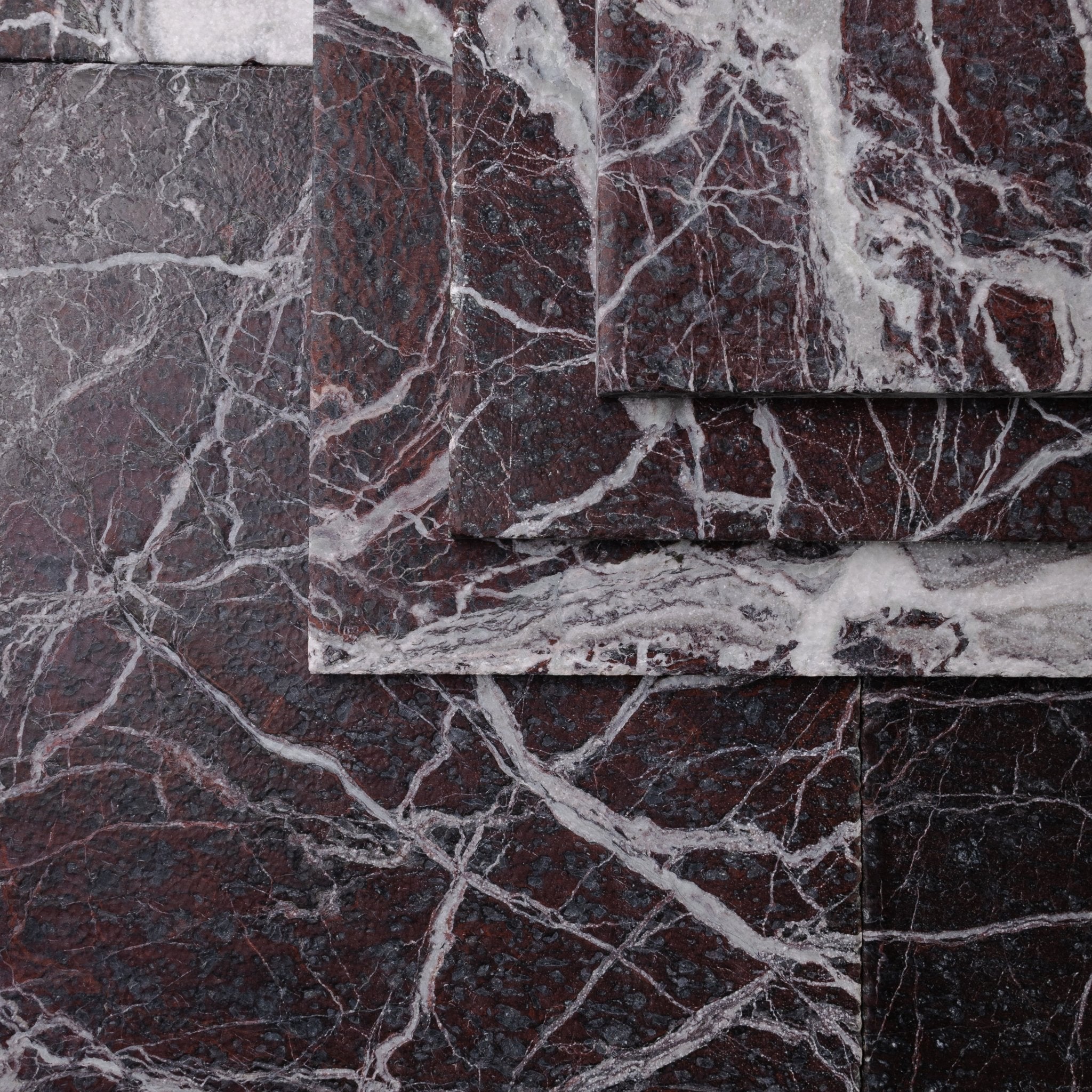 Rosso Levanto Marble 12x12 Patina Tile - Cemento Collection