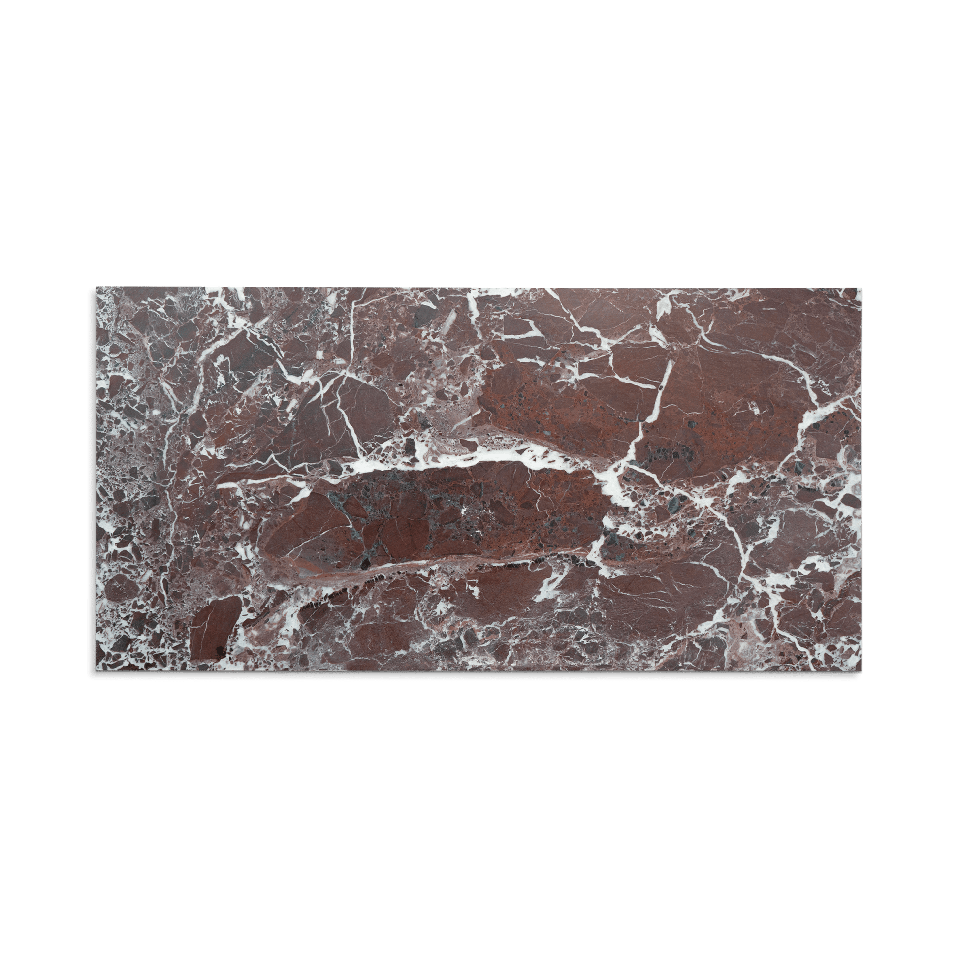 Rosso Levanto Marble 12x24 Honed Field Tile - Cemento Collection