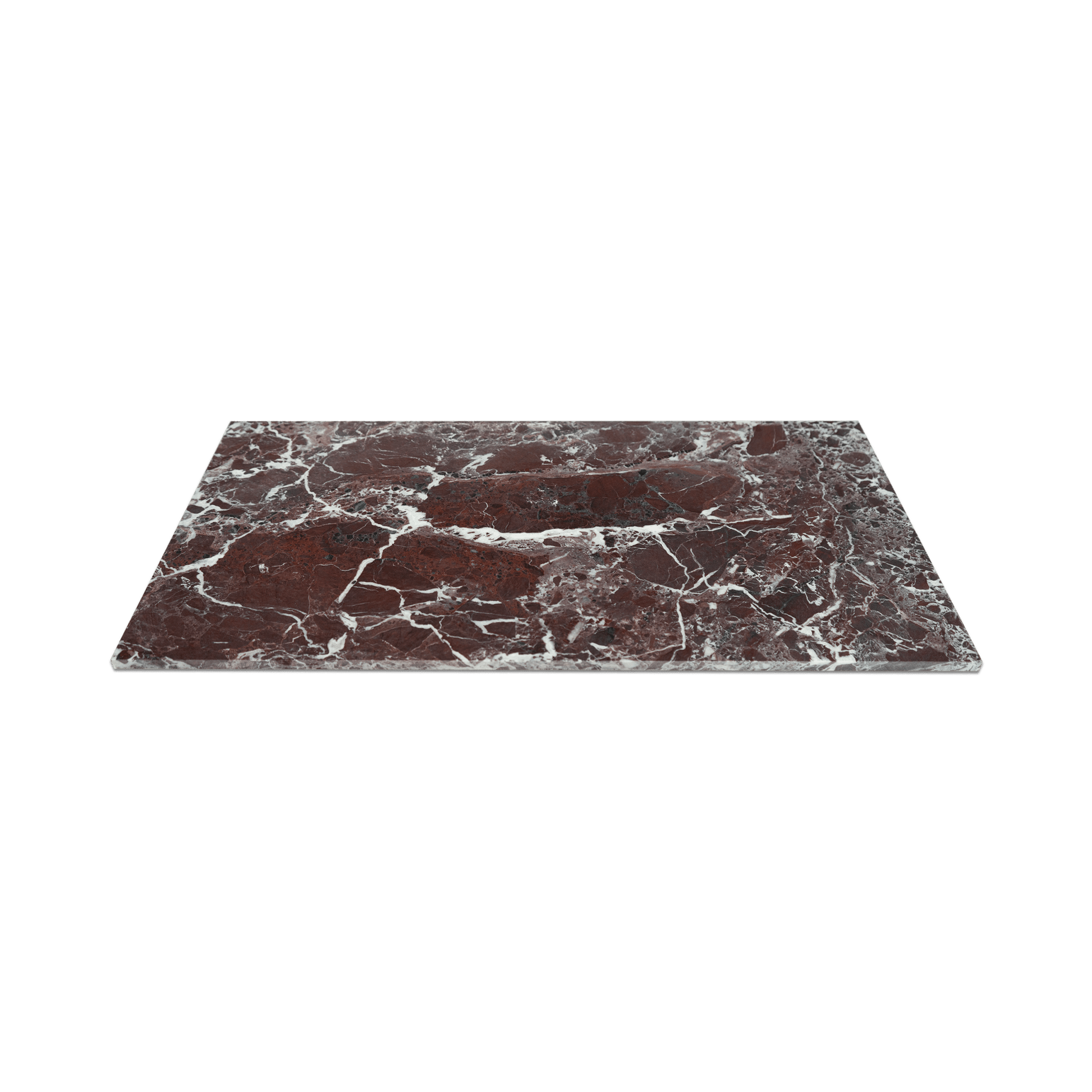 Rosso Levanto Marble 12x24 Honed Field Tile - Cemento Collection