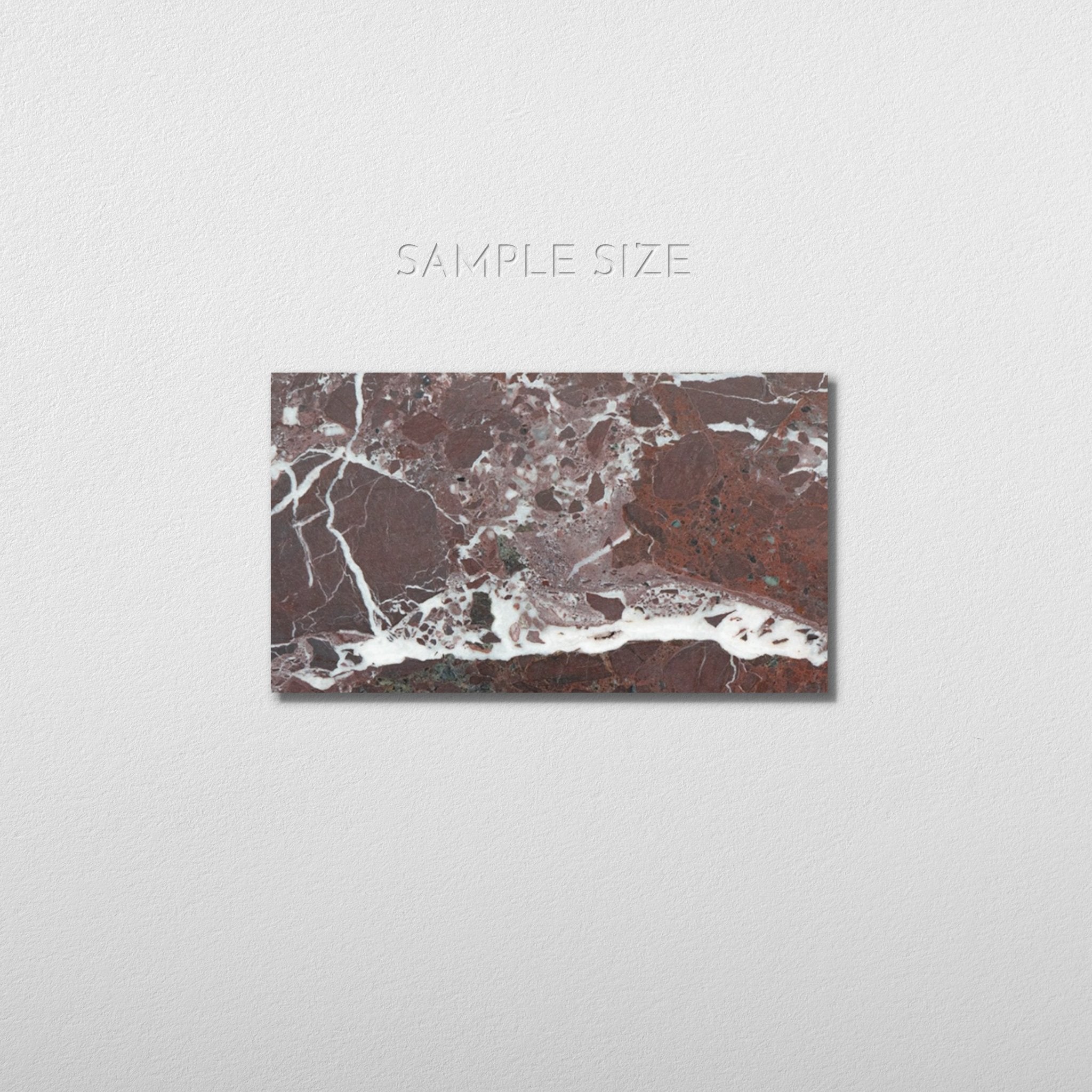 Rosso Levanto Marble 12x24 Honed Field Tile sample