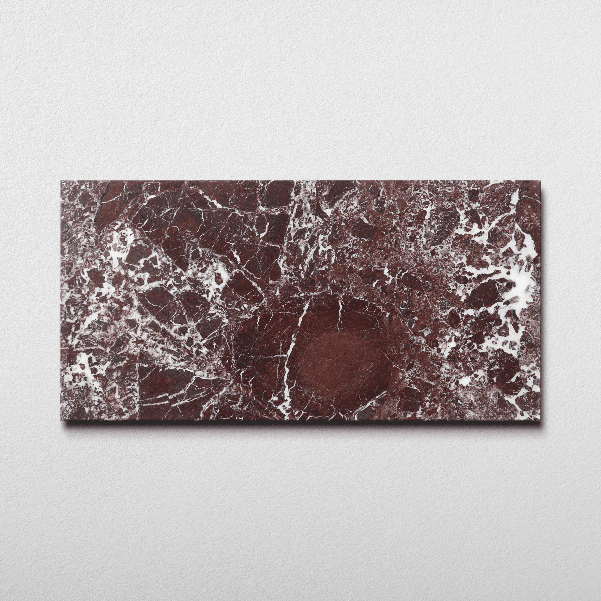 Rosso Levanto Marble 12x24 Polished Field Tile - Cemento Collection