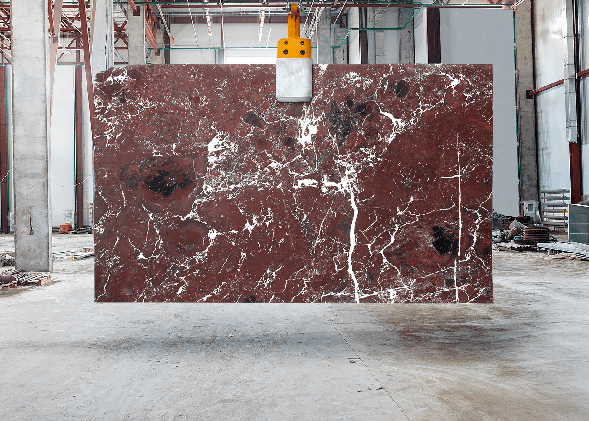 Rosso Levanto Polished Slab - Cemento Collection