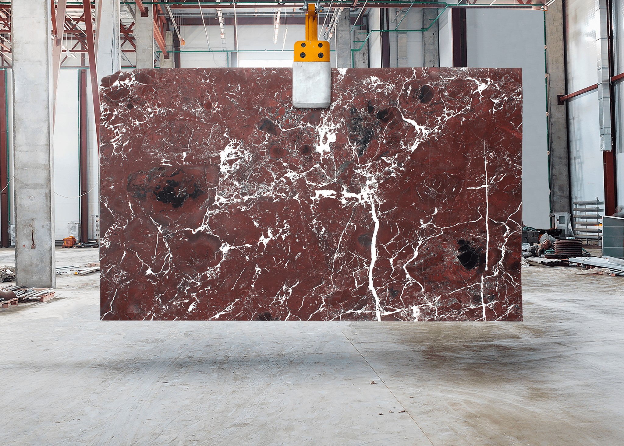 Rosso Levanto Polished Slab - Cemento Collection