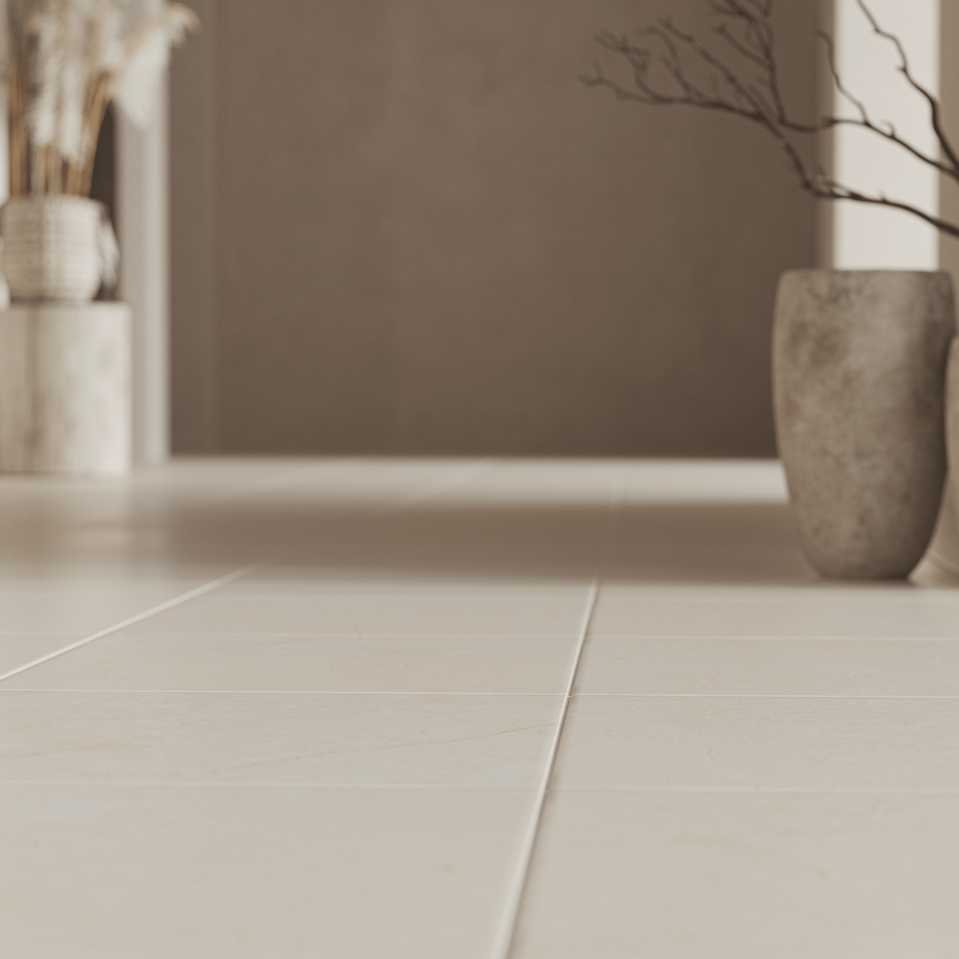 Sabbia Beige Marble 16x16 Aged Field Tile - Cemento Collection