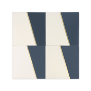 Sail® Brass Inlay Cement Tile - Cemento Collection
