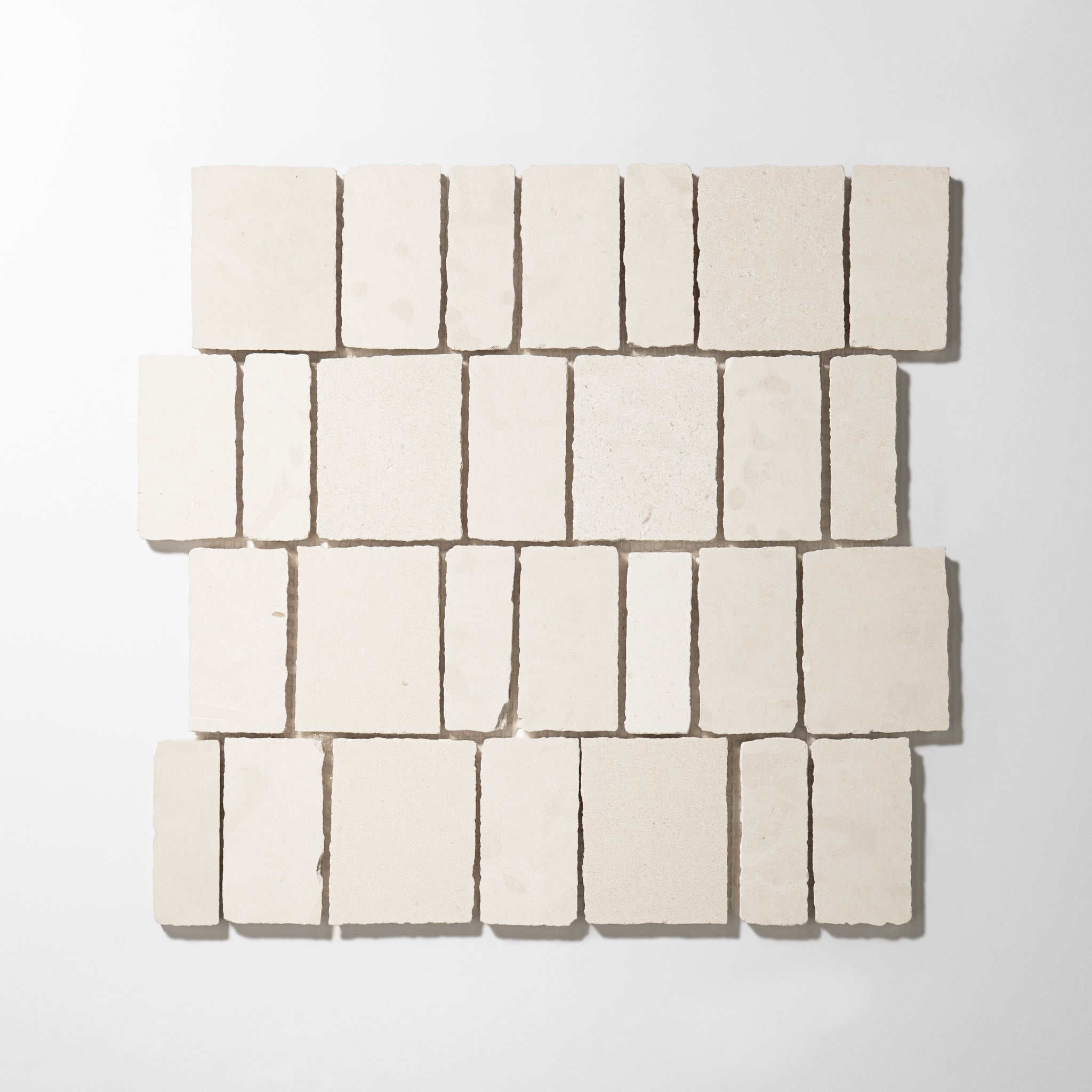 Scarpa Beige Limestone Honed Mosaic Tile