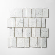 Scarpa Bianco Carrara Marble Honed Mosaic Tile