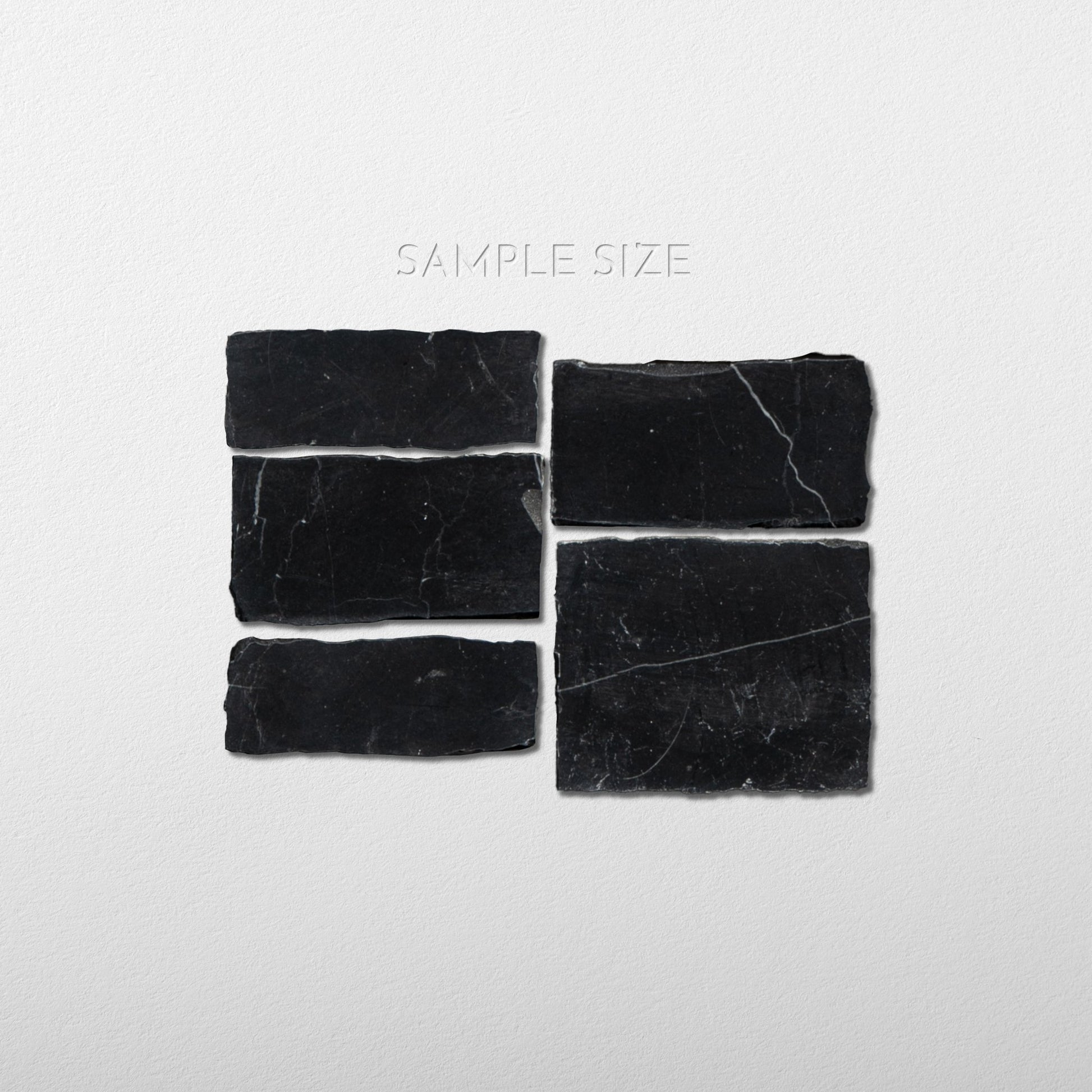 Scarpa Nero Marquina Marble Honed Mosaic Tile sample