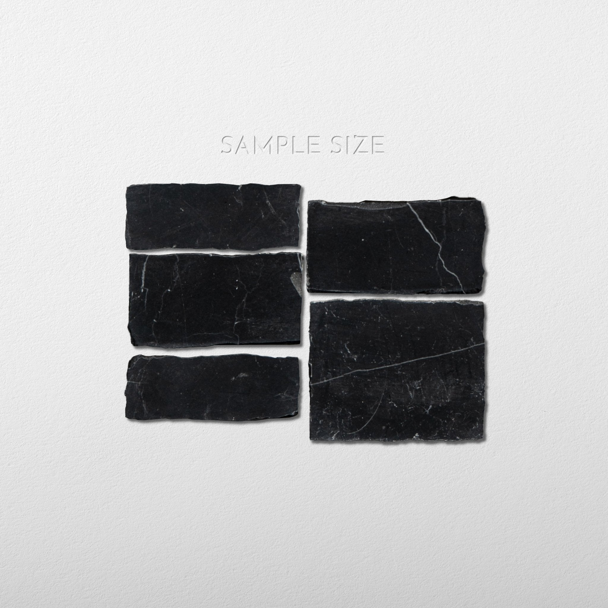 Scarpa Nero Marquina Marble Honed Mosaic Tile sample