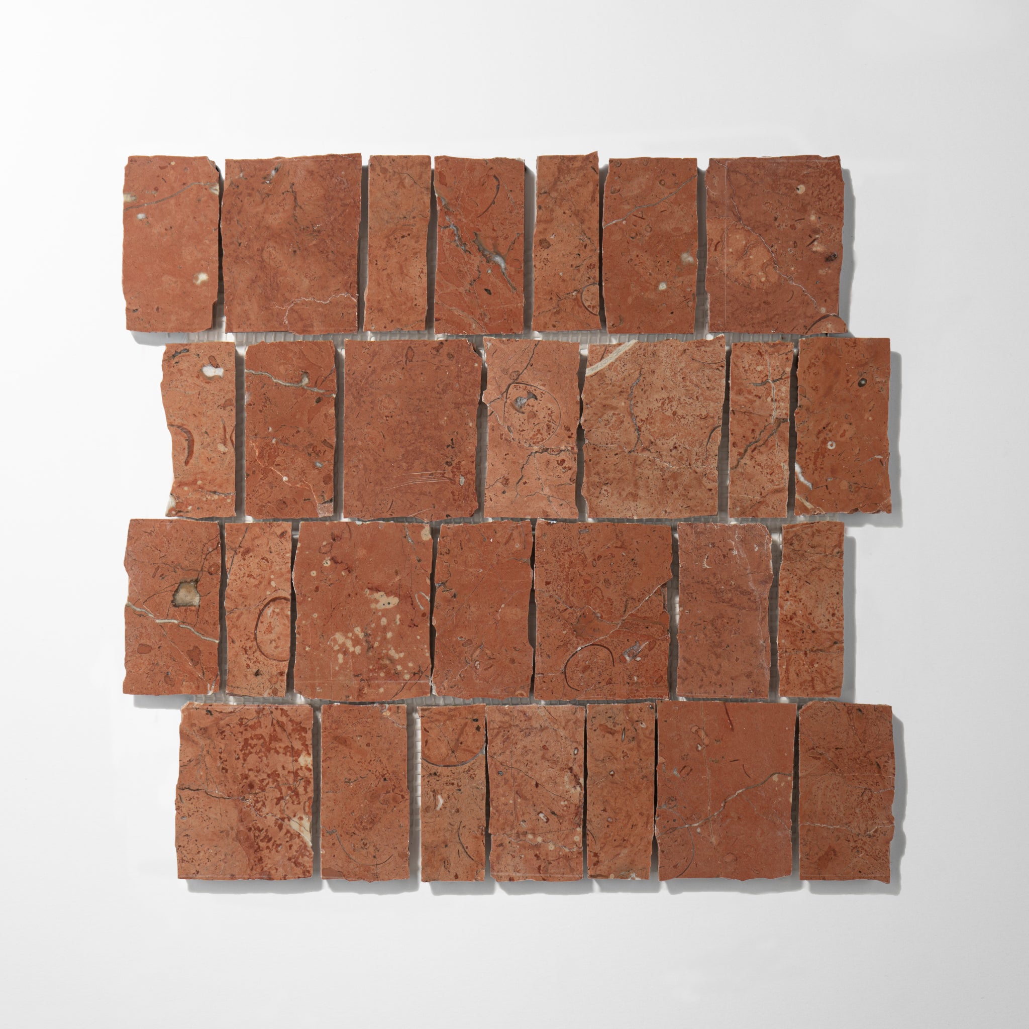 Scarpa Rojo Alicante Marble Polished Mosaic Tile