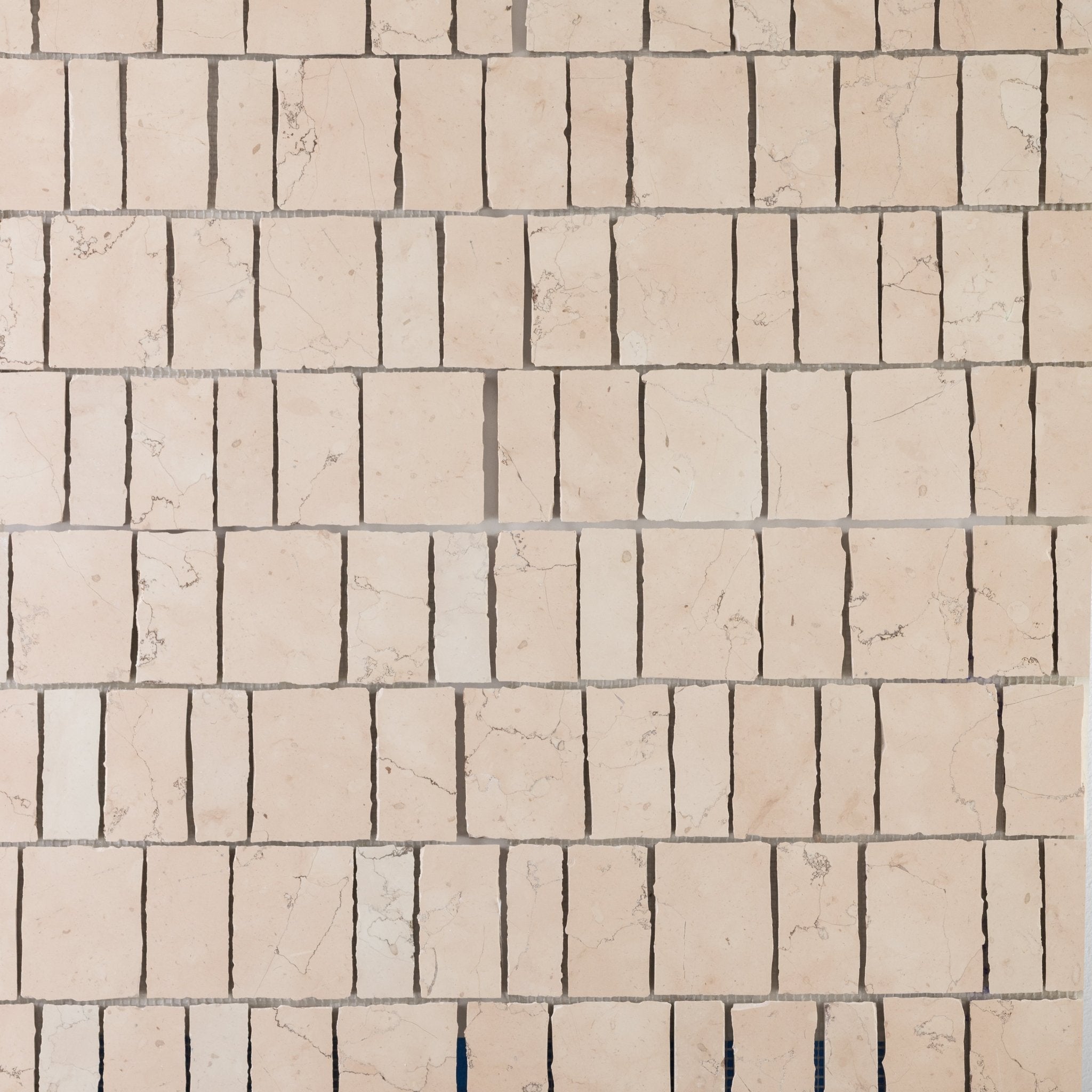 Scarpa Rosa Perlino Marble Honed Mosaic Tile - Cemento Collection