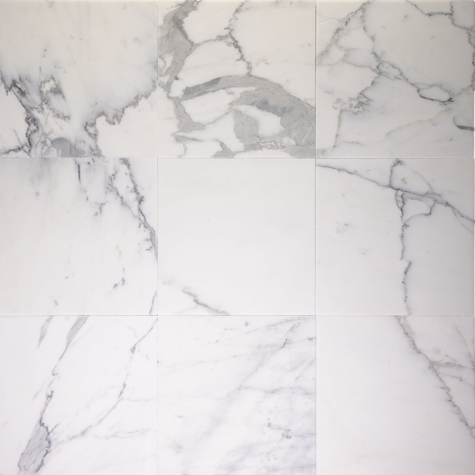 Statuario Marble 12x12 Patina Tile - Cemento Collection