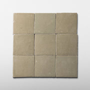 Stoneware 3.5x3.5 Barley Green Glossy Tile - Cemento Collection