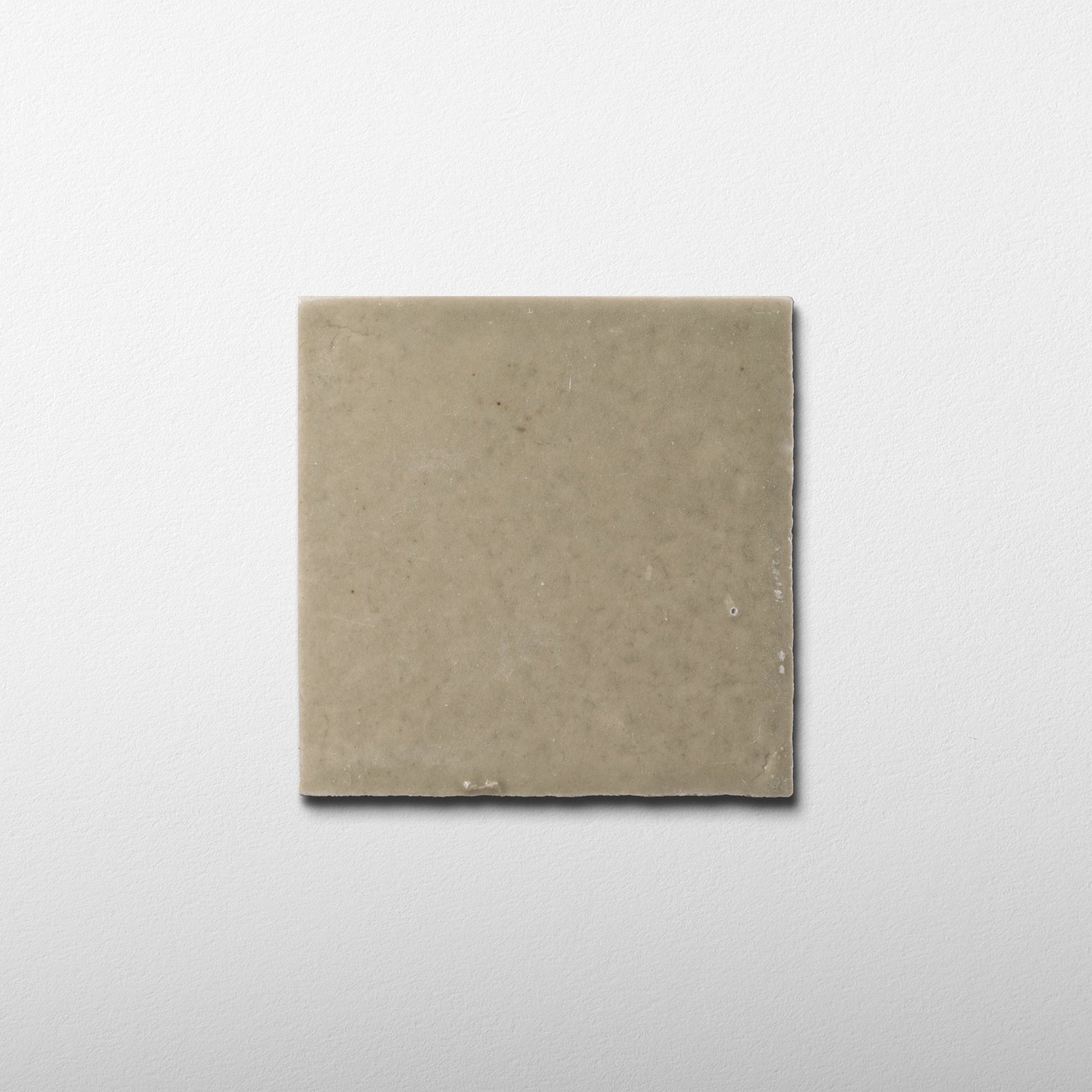 Stoneware 3.5x3.5 Barley Green Glossy Tile - Cemento Collection