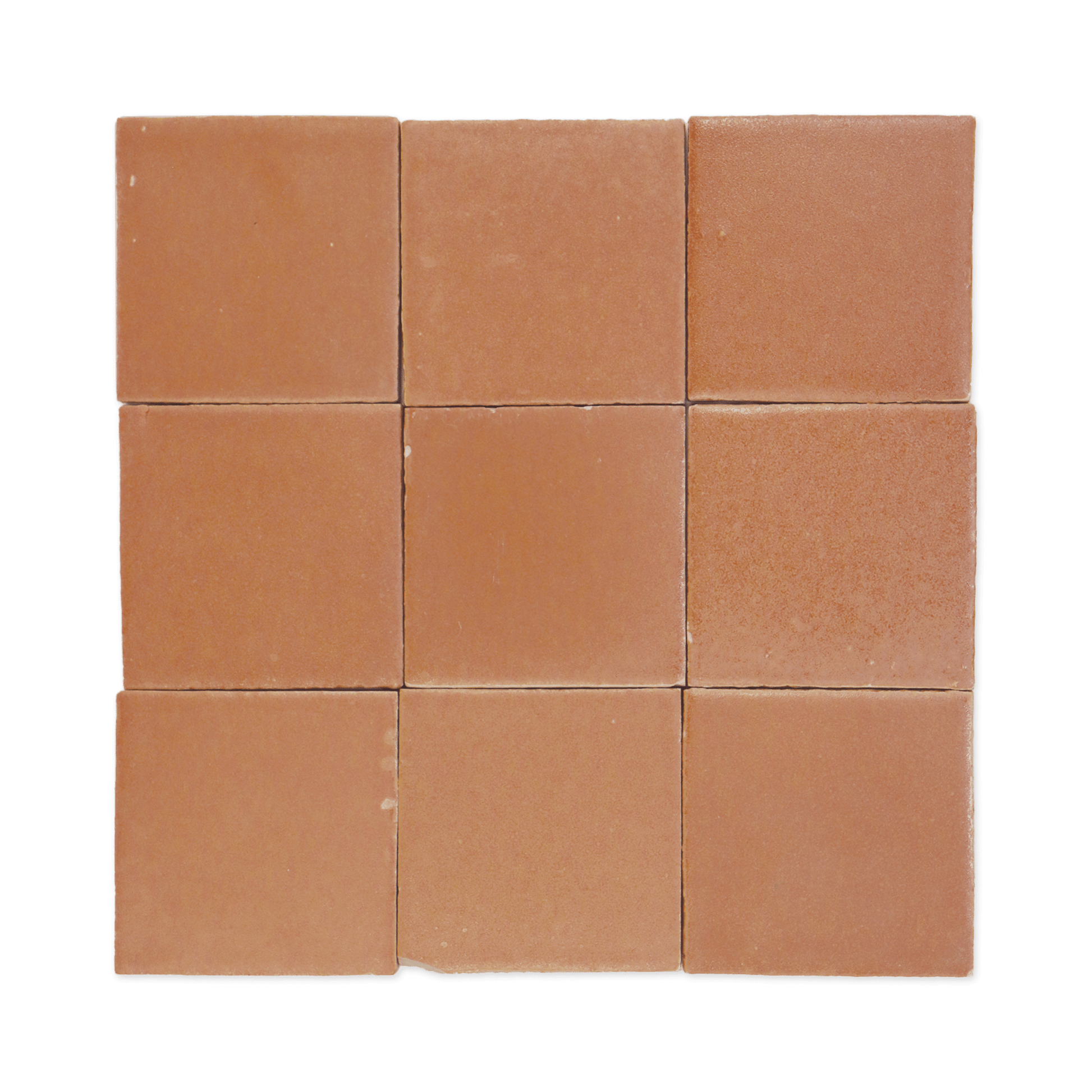 Stoneware 3.5x3.5 Cinnamon Brown Matte Tile - Cemento Collection