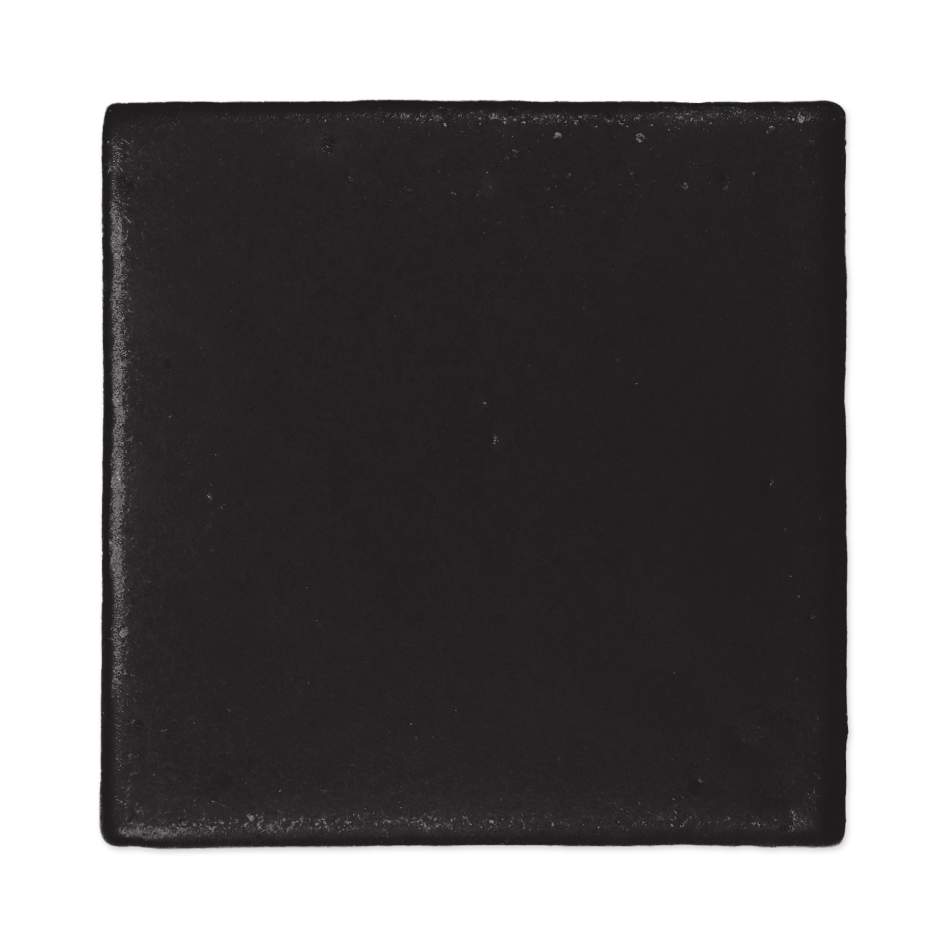 Stoneware 3.5x3.5 Coal Black Matte Tile - Cemento Collection