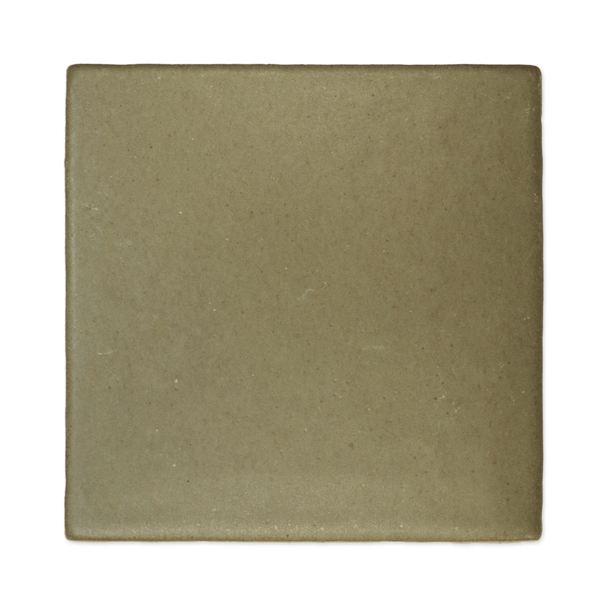 Stoneware 3.5x3.5 Pine Needle Green Matte Tile - Cemento Collection