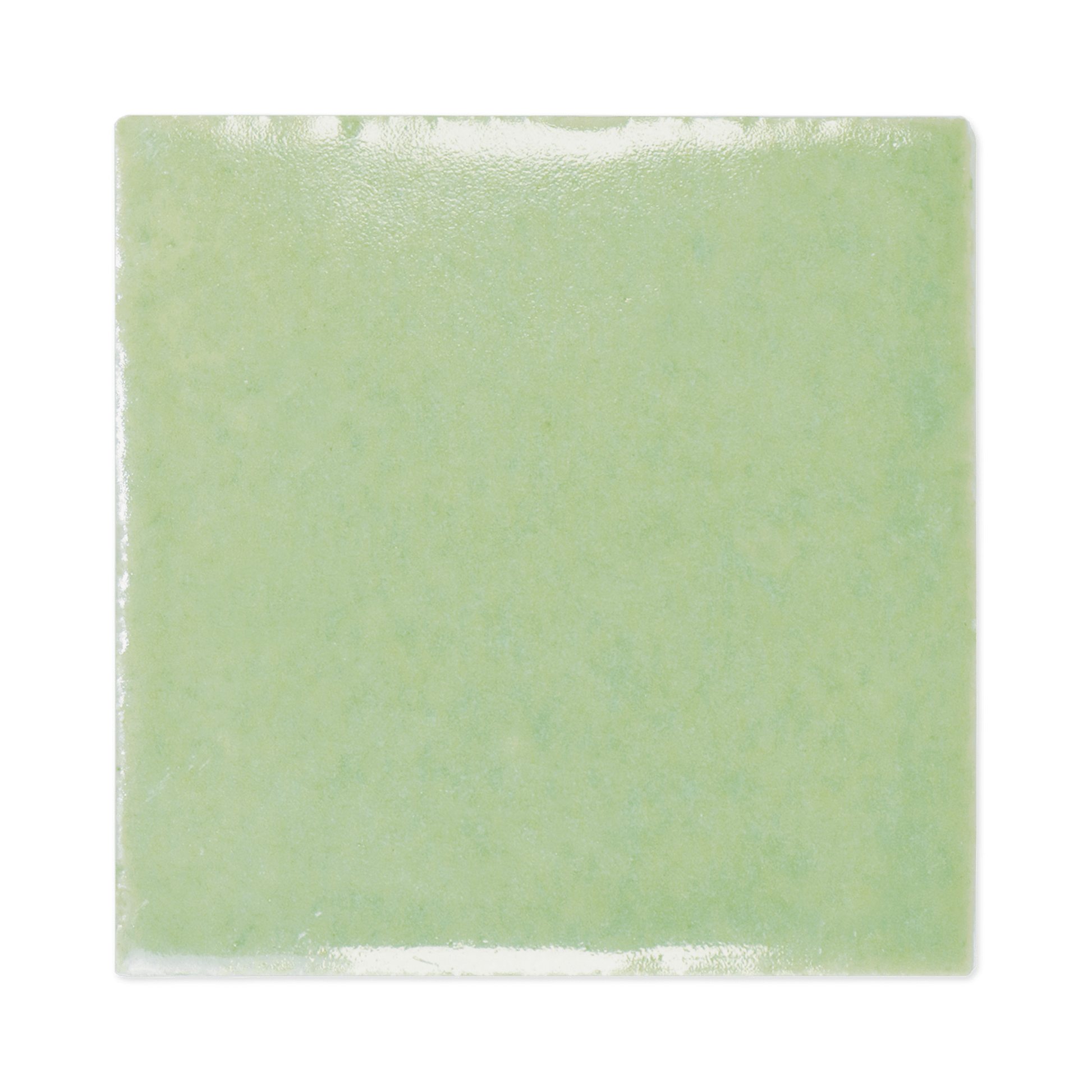 Stoneware 3.5x3.5 Seafoam Green Glossy Tile - Cemento Collection