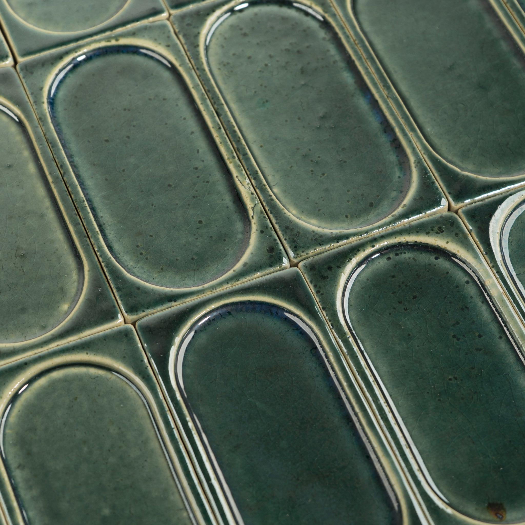 wall installation stoneware tile