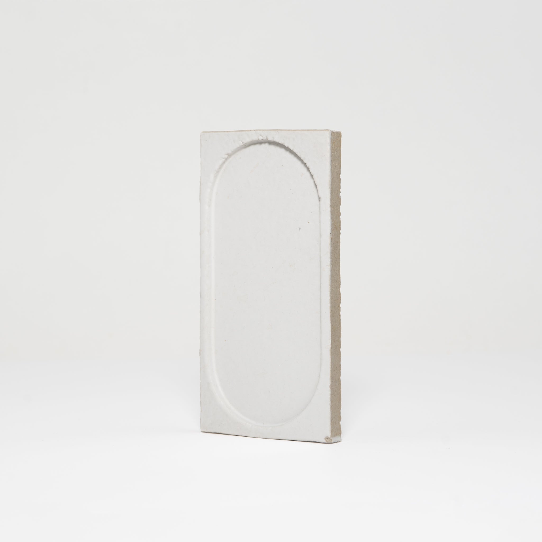 Chalk White Arched Matte Tile