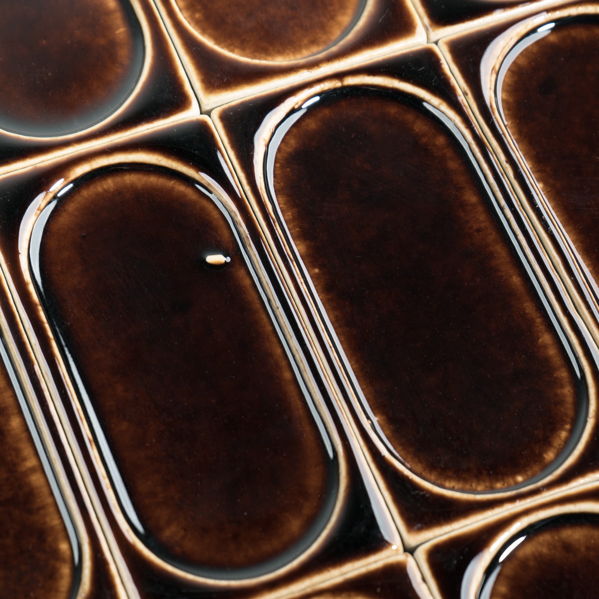 wall installation stoneware tile