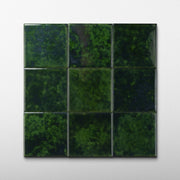 Suede 4x4 Alpine Green Ceramic Tile