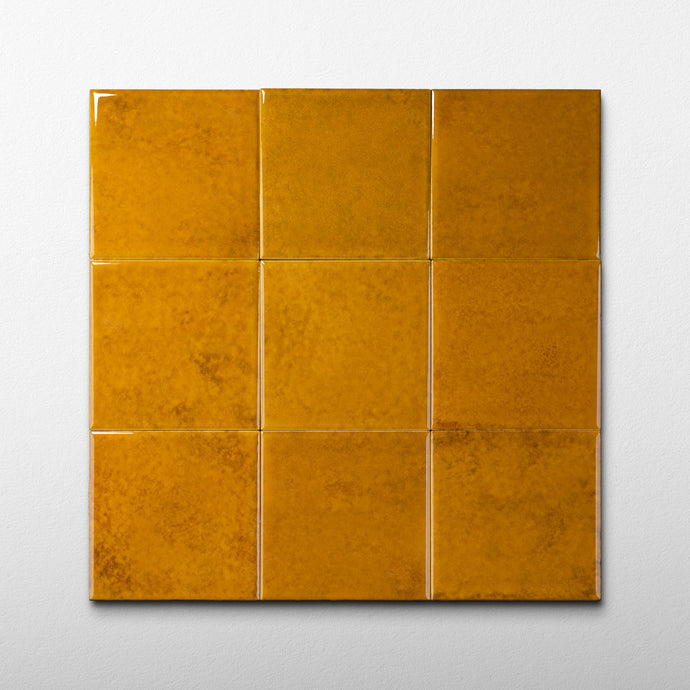 Yellow Ceramic Tile 4x4 – Cemento Collection